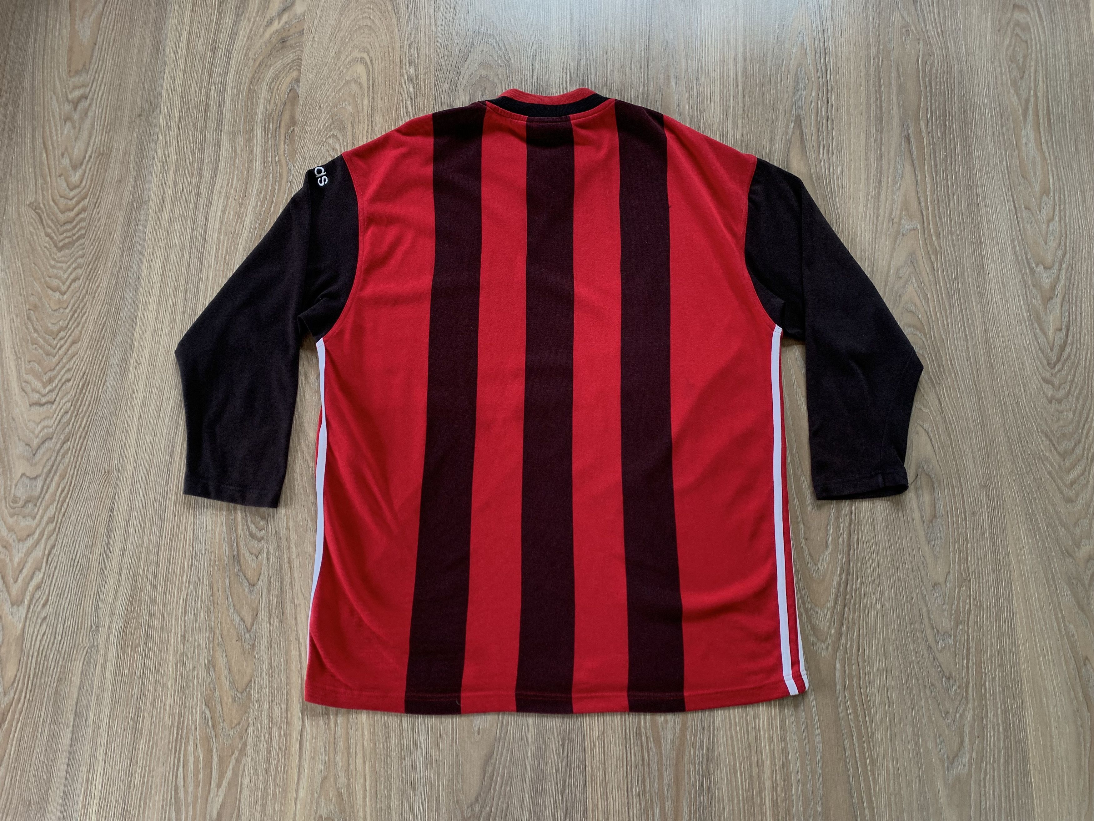Adidas × Vintage Adidas D7 Vintage Stripe Cotton Longsleeve Size US L / EU 52-54 / 3 - 3 Thumbnail