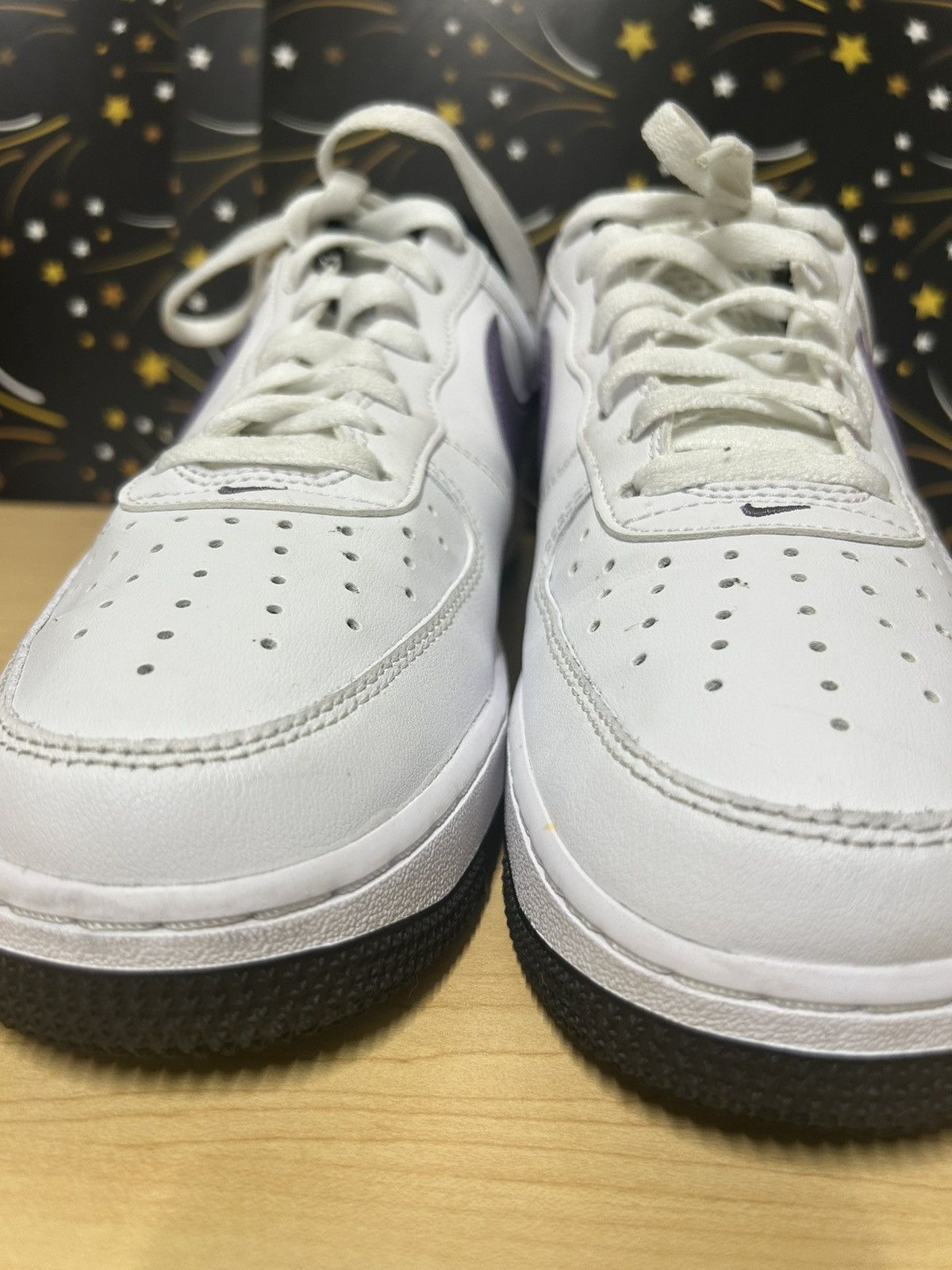 Air force 1 low “Hoops white canyon purple”