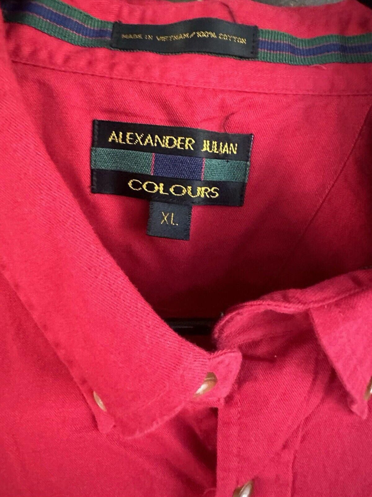 Alexander Julian Alexander Julian Colours Red Short-Sleeve Shirt - Size XL Size US XL / EU 56 / 4 - 2 Thumbnail