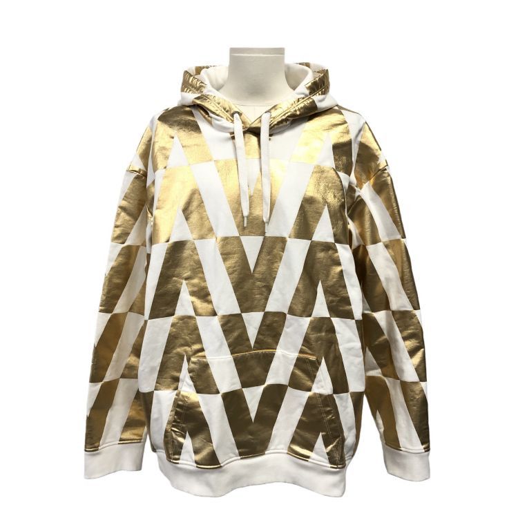 Valentino Valentino Gold Geometric Hoodie Size XL Size US XL / EU 56 / 4 - 1 Thumbnail
