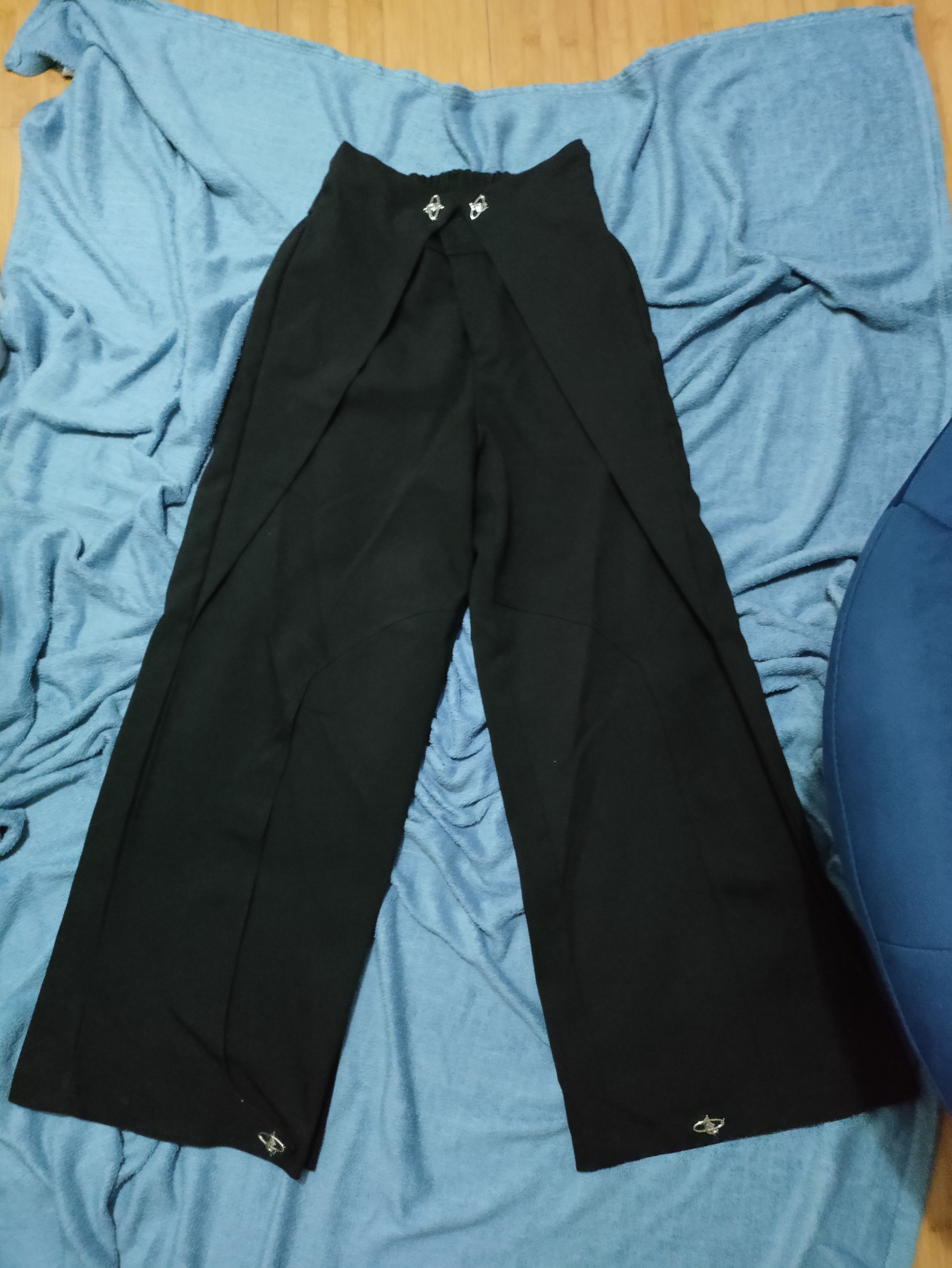 Japanese Brand Argue Culture "Lined Detail Wide Pants" Size US 34 / EU 50 - 1 Thumbnail