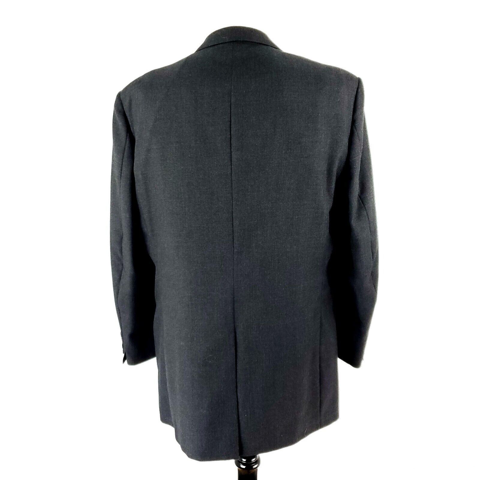 Stafford Vintage Stafford American Craftsman 2 Button Blazer 42L Gray Size 42L - 5 Thumbnail