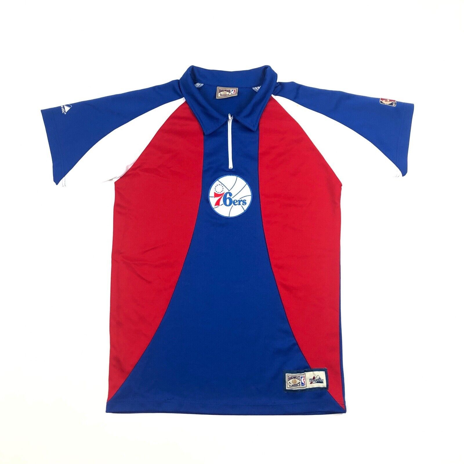 NBA × Vintage NBA Philadelphia 76ers Hardwood Classics Warm Up Jersey Size US L / EU 52-54 / 3 - 1 Thumbnail