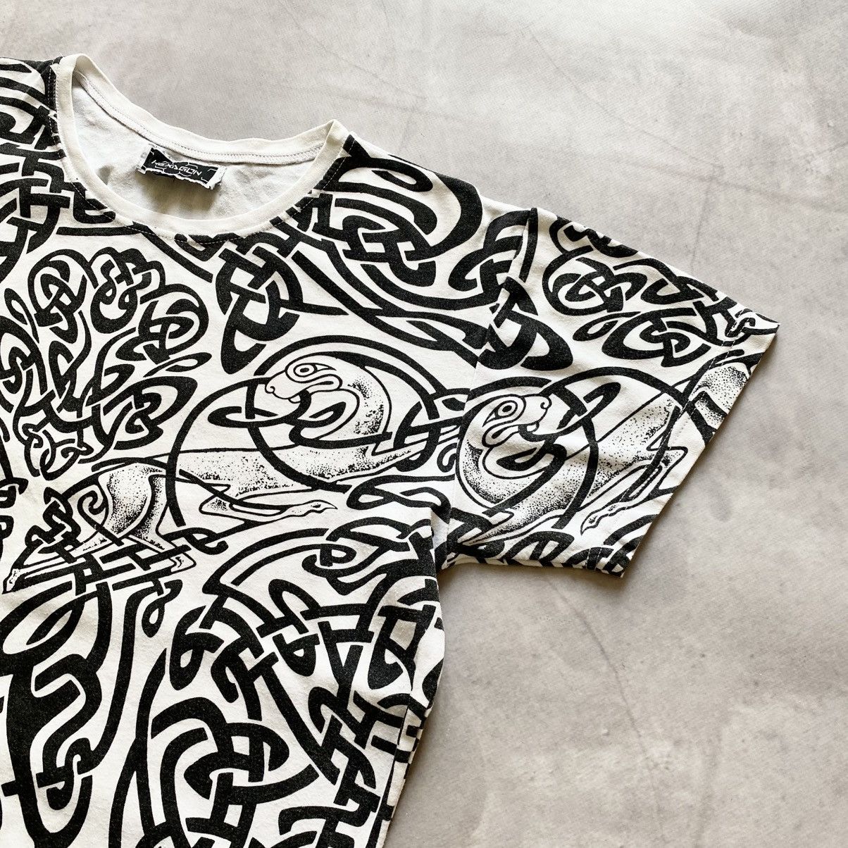 Hysteric Glamour × If Six Was Nine × Le Grande Bleu (L.G.B.) Japan Hexagon Tattoo LGB If Six Was Nine Vibe T-shirt Y2K Size L / US 10 / IT 46 - 4 Thumbnail