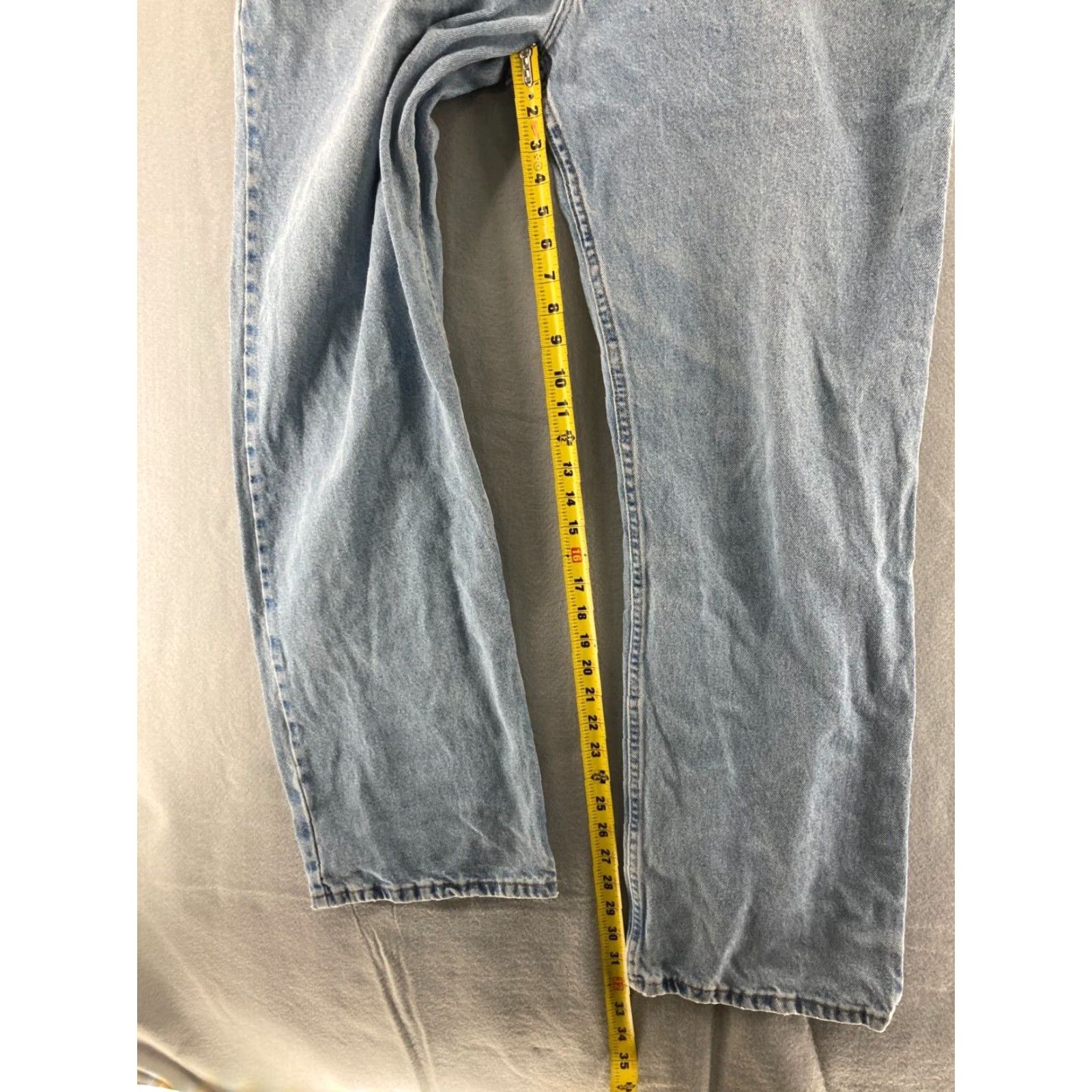 Vintage Urban Pipeline Jeans Regular Straight 42x32 Blue Denim 5-Pocket Mens Adults Stonewashed Light Size 42 Size US 42 / EU 58 - 3 Thumbnail