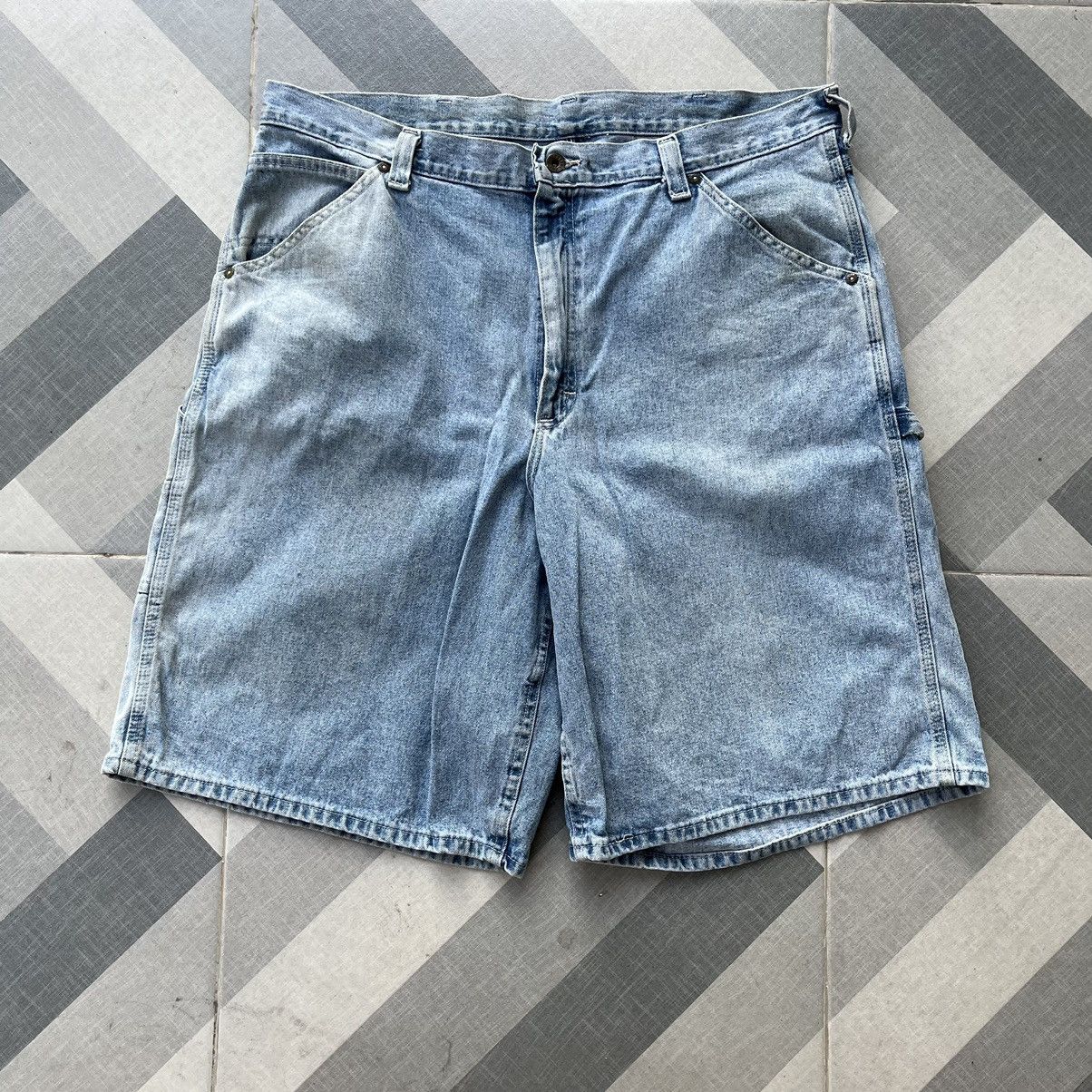 Lee × Vintage 90’s Lee Dungarees Carpenter Jorts Size US 40 / EU 56 - 8 Thumbnail