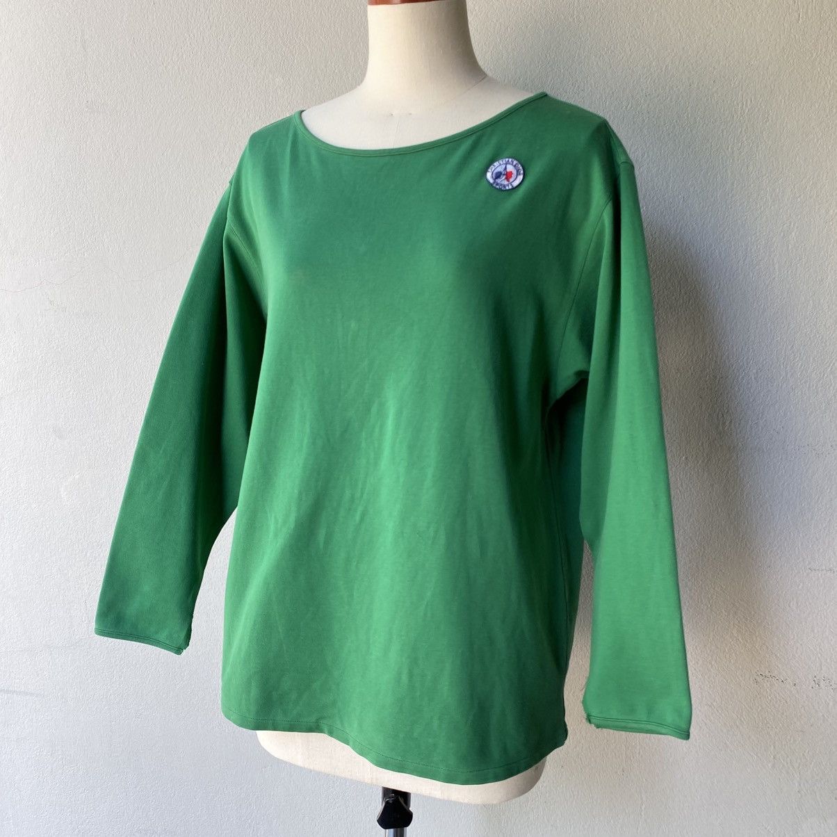 Dior Christian Dior Green Long Sleeve Back-Snap Top with Logo Size M / US 6-8 / IT 42-44 - 14 Thumbnail
