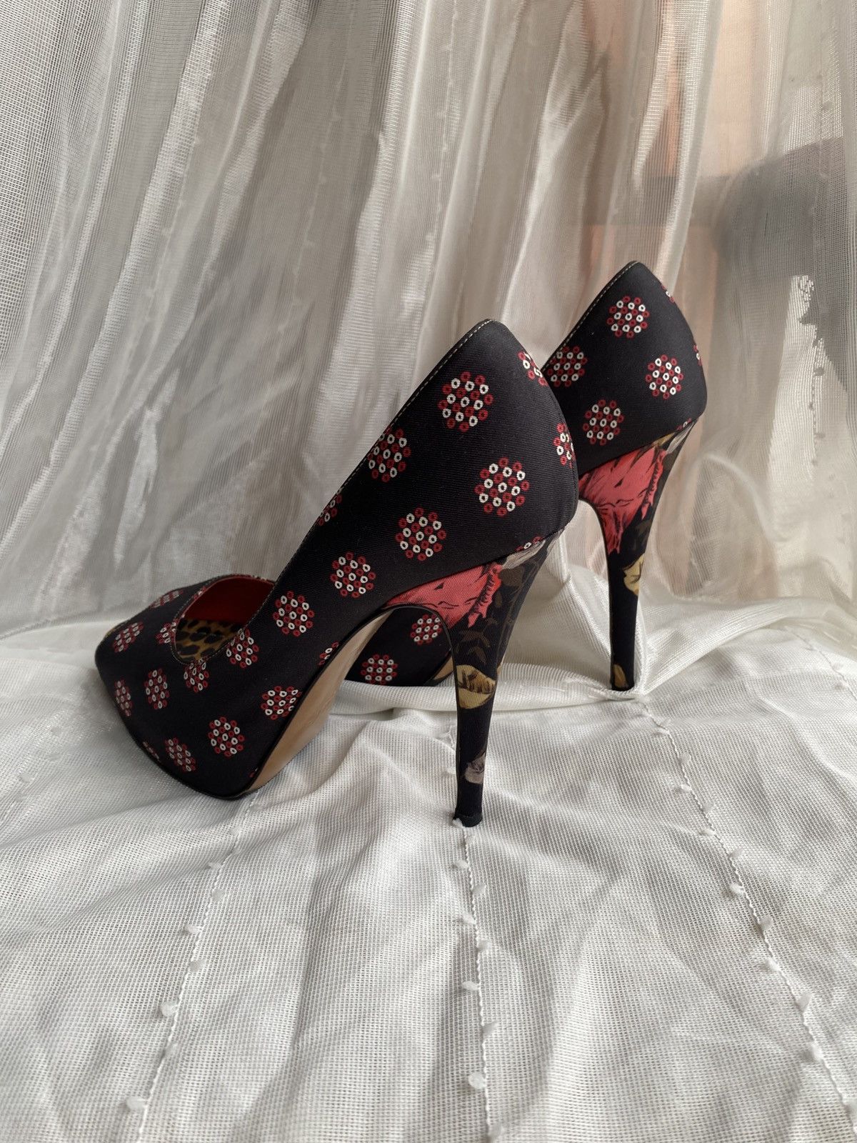 Dolce & Gabbana D&G Dolce & Gabbana Peep-Toe Heels Size US 6.5 / IT 36.5 - 2 Thumbnail