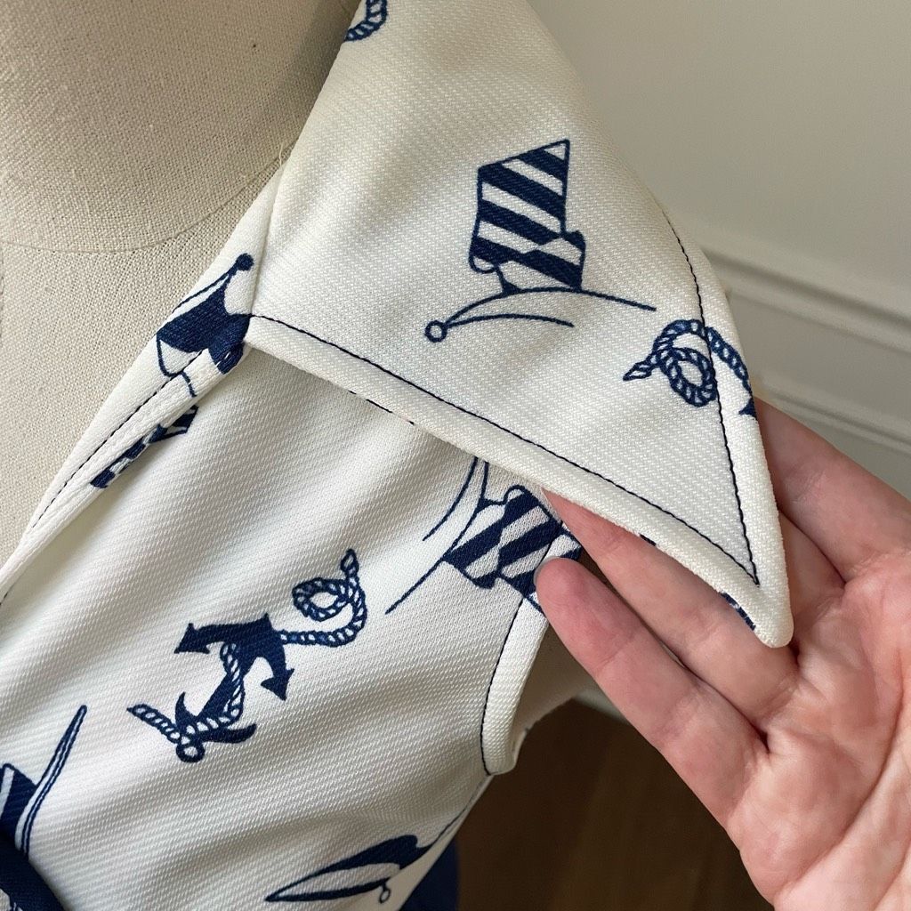Vintage Vintage 70s Jerell of Texas Nautical A-line Dress XS Size XS / US 0-2 / IT 36-38 - 4 Thumbnail