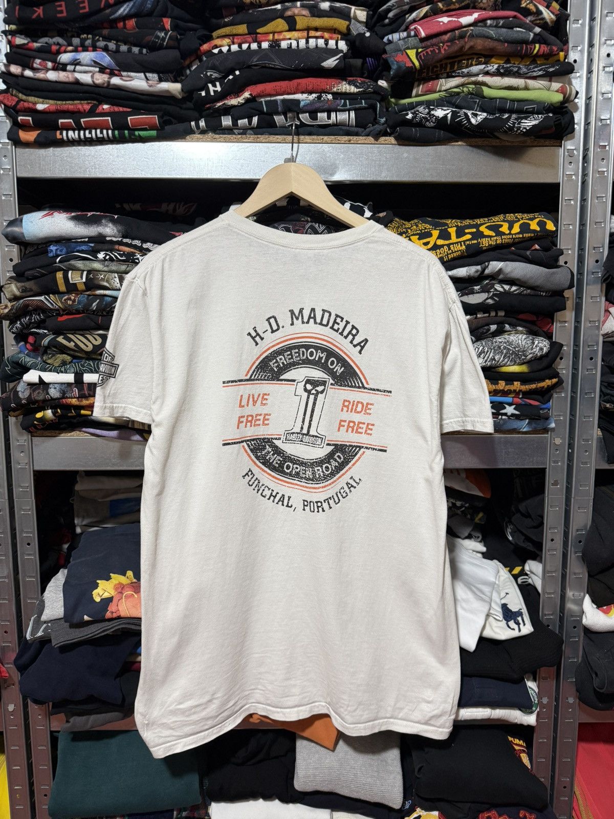 Harley Davidson Vintage 2023 Legendary Harley Davidson Live Free T-Shirt Y2K Size US L / EU 52-54 / 3 - 2 Thumbnail