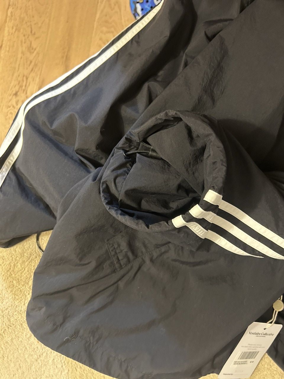 Adidas × Balenciaga Balenciaga x adidas Track Jacket – Black (Oversized) Size 40L - 9 Thumbnail