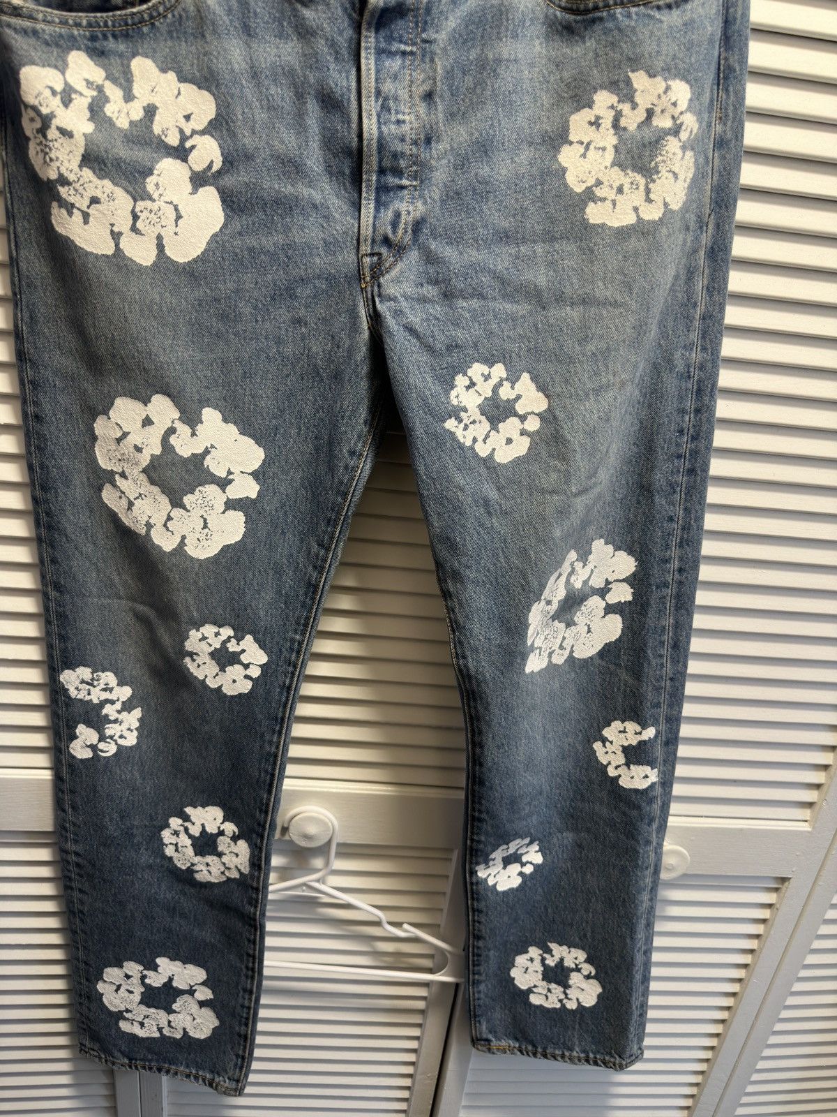 Denim tears × Levi's JEAN LIGHT WASH The Cotton Wreath Jean Light Wash