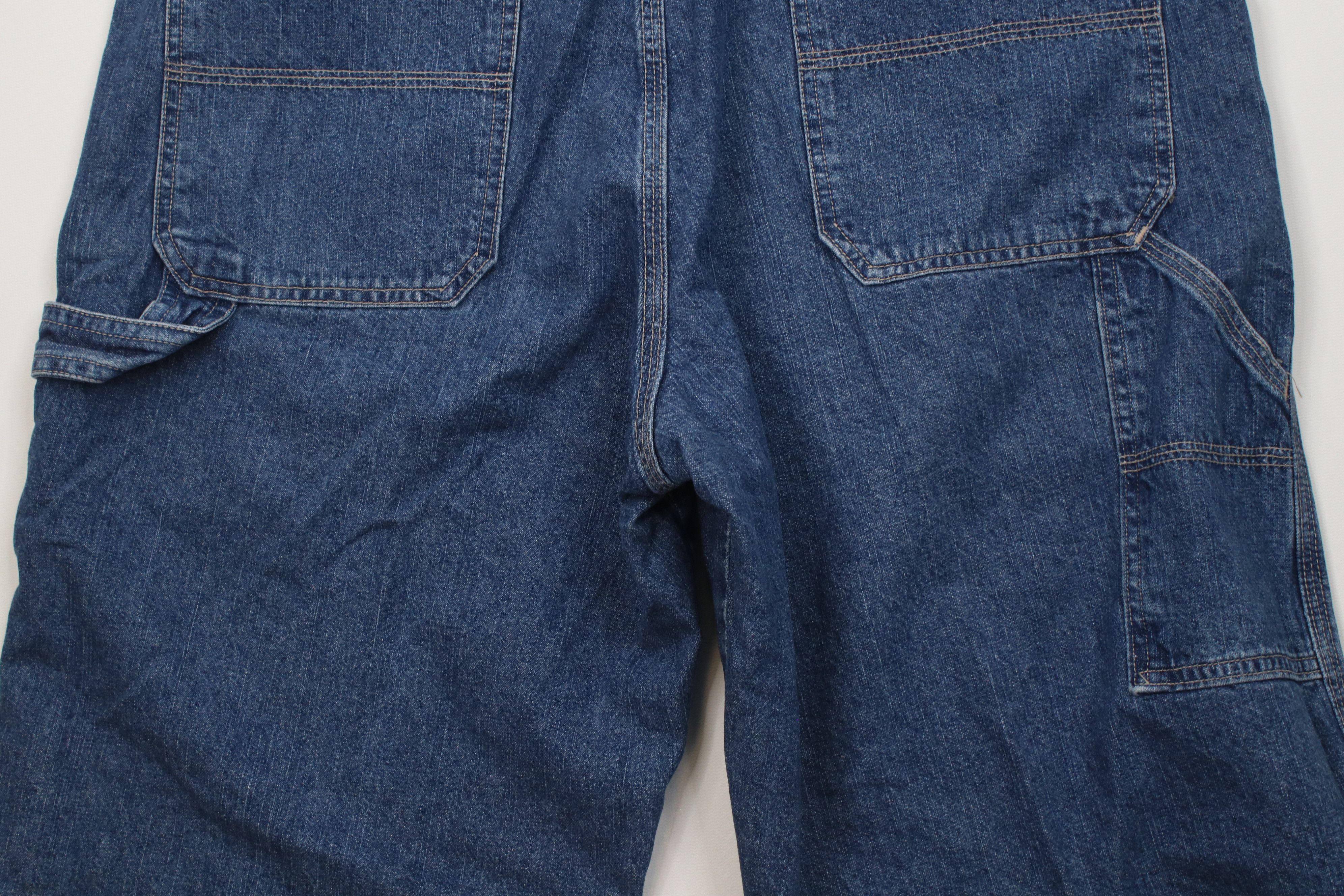 Vintage Vintage 90s Y2K Streetwear Dungaree Denim Jean Shorts Jorts Size US 34 / EU 50 - 10 Thumbnail