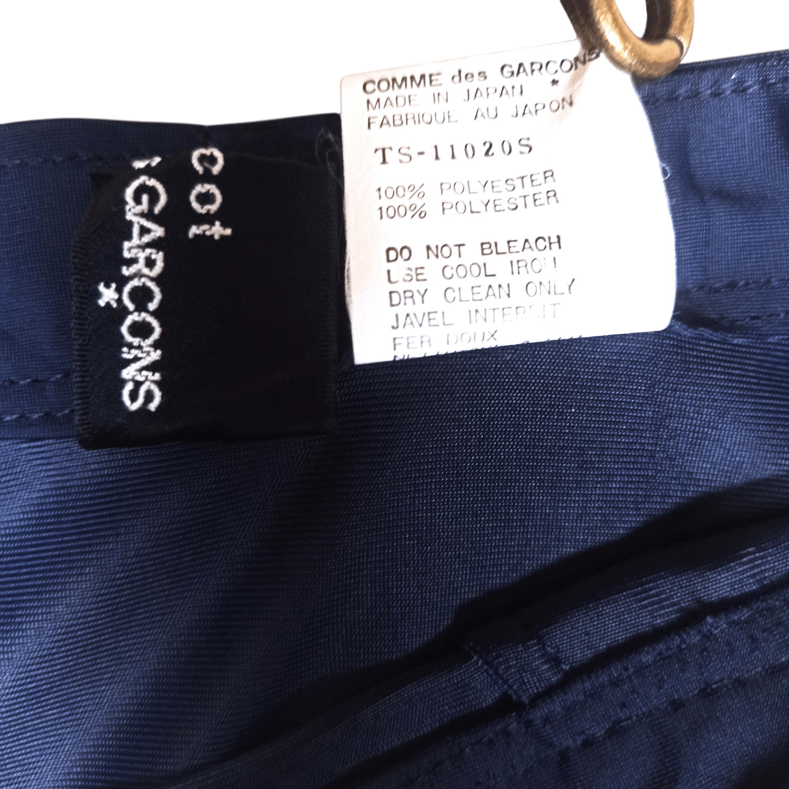 Comme des Garcons Blue Navy midi Skirt Comme des Garcons Size 28" / US 6 / IT 42 - 5 Thumbnail