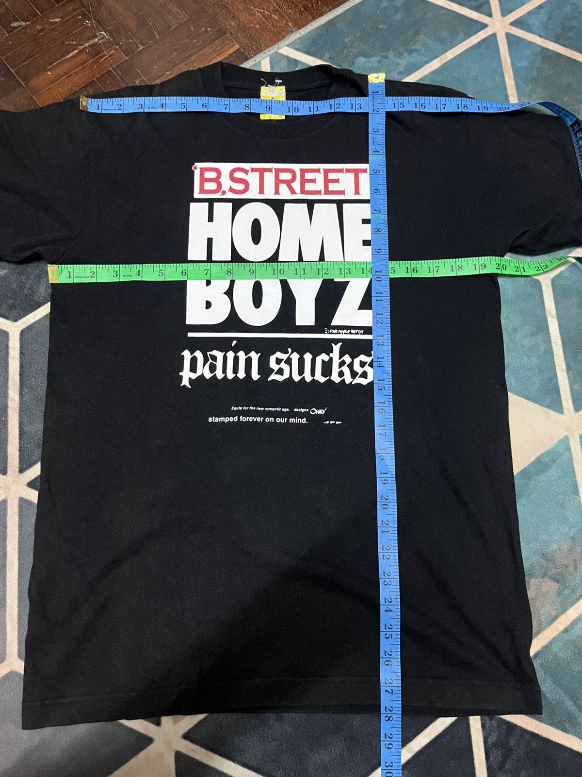 HOMME BOY CO. 💥Home Boyz Pain Sucks Japanese Brand Tee Size US M / EU 48-50 / 2 - 8 Thumbnail