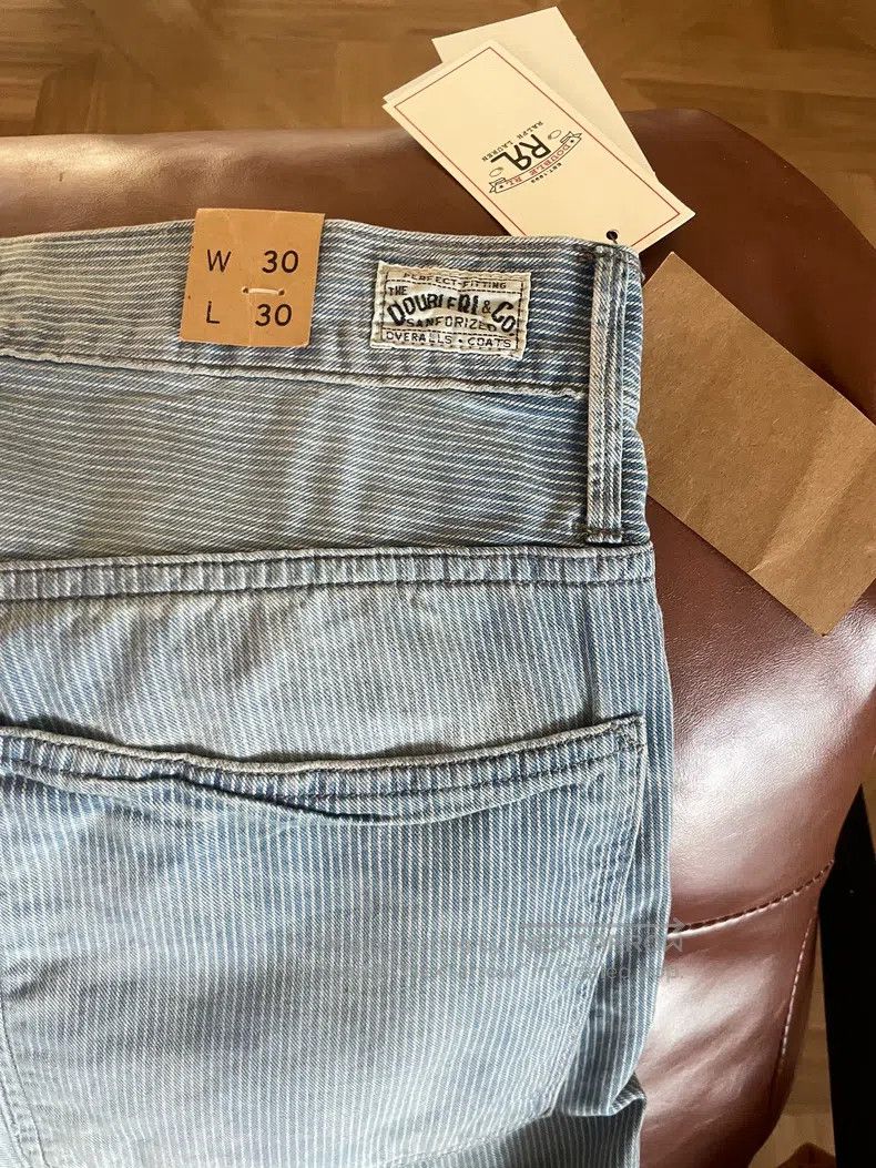 RRL Ralph Lauren RRL Ralph Lauren Patchwork striped pants, work pants, jean Size US 32 / EU 48 - 6 Thumbnail