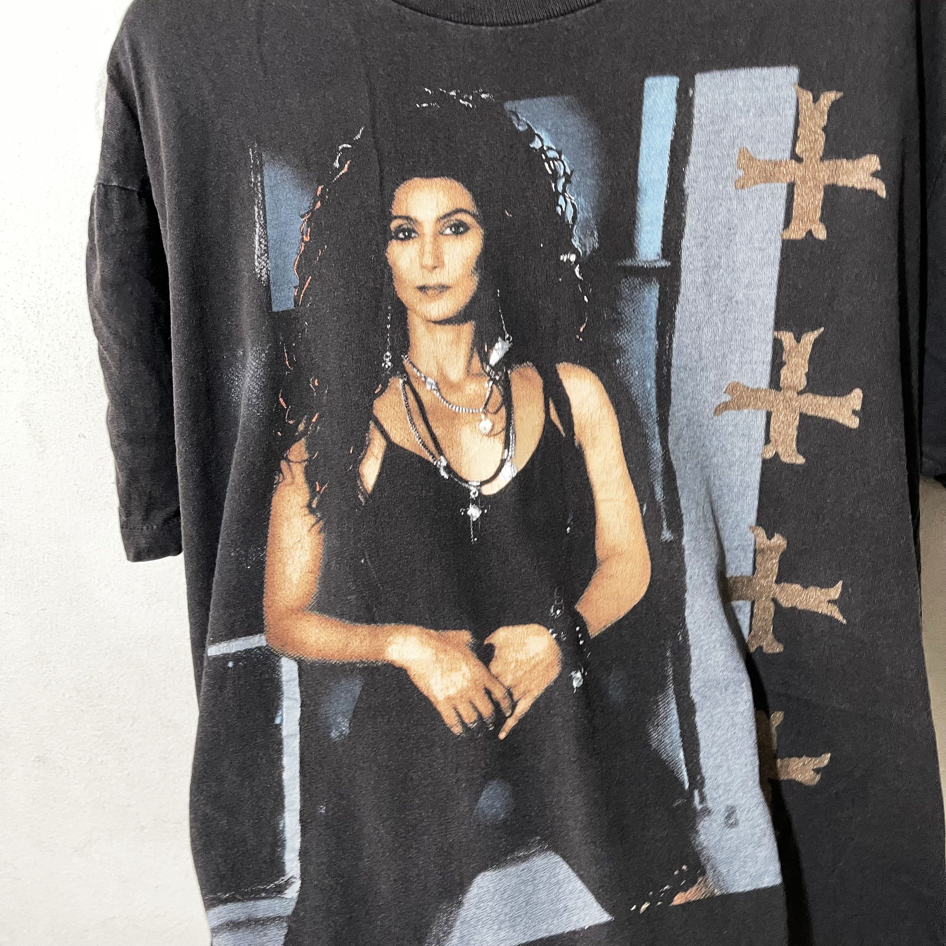 Band Tees × Vintage Vintage 1990 Cher Shirt Size US L / EU 52-54 / 3 - 2 Thumbnail