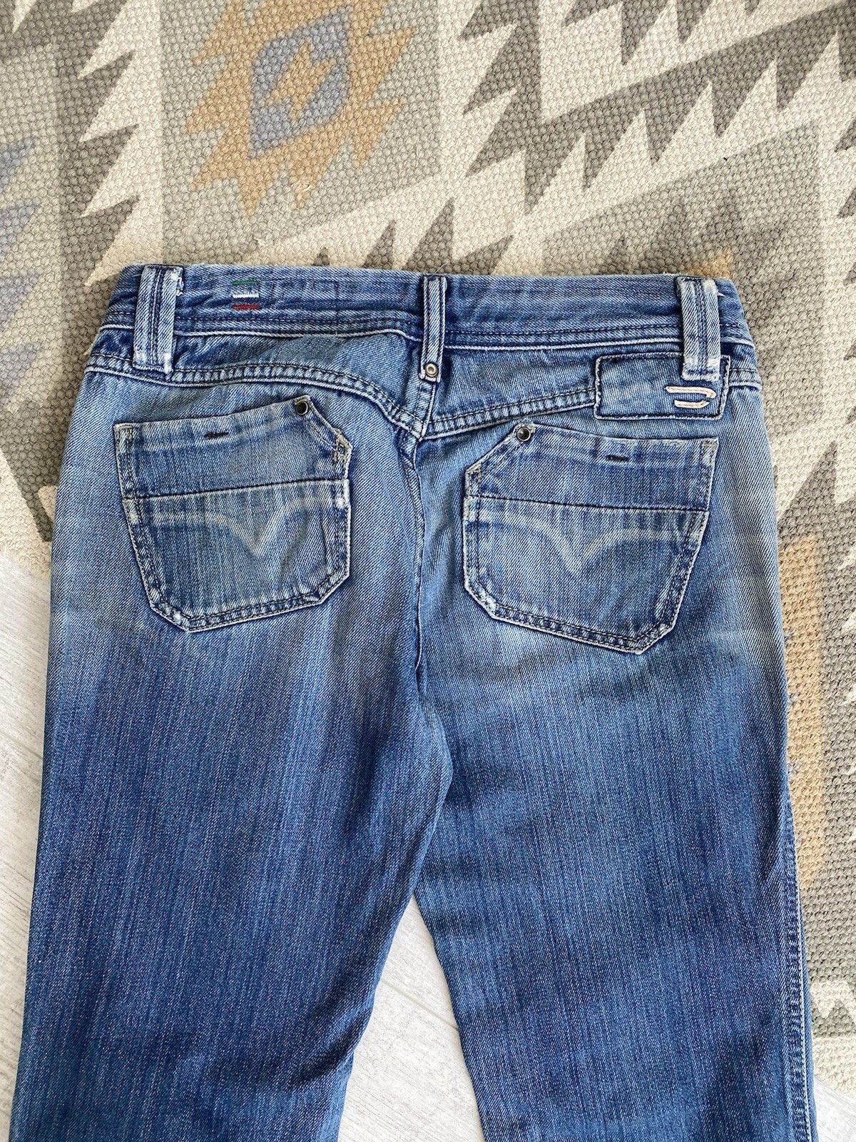 Diesel Y2k Diesel Womens Blue Low Rise Jeans Pants Size 28" / US 6 / IT 42 - 10 Thumbnail