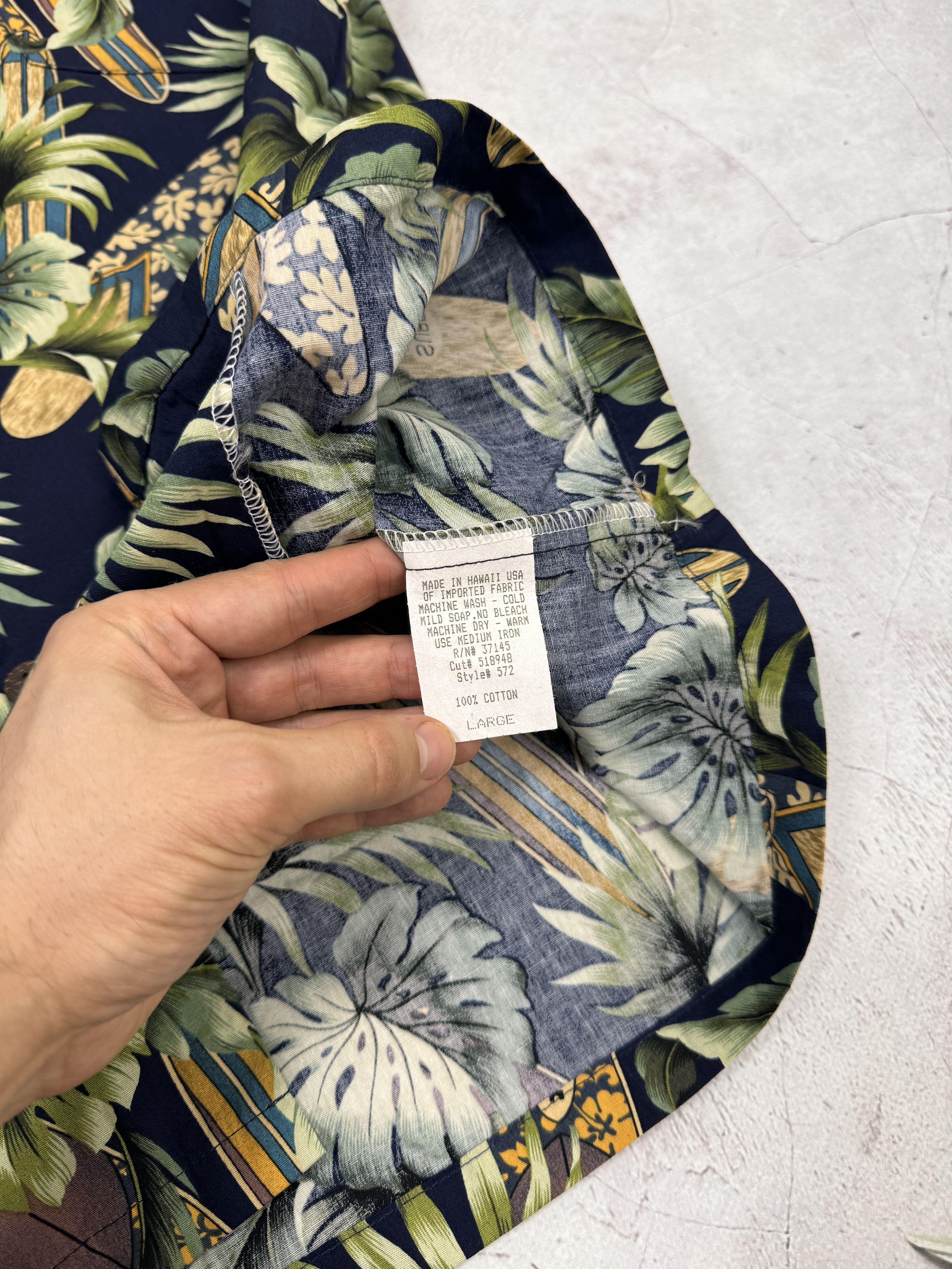 Hilo Hattie Vintage Hilo Hattie Hawaiian Shirt Palm & Surf Size US L / EU 52-54 / 3 - 9 Thumbnail