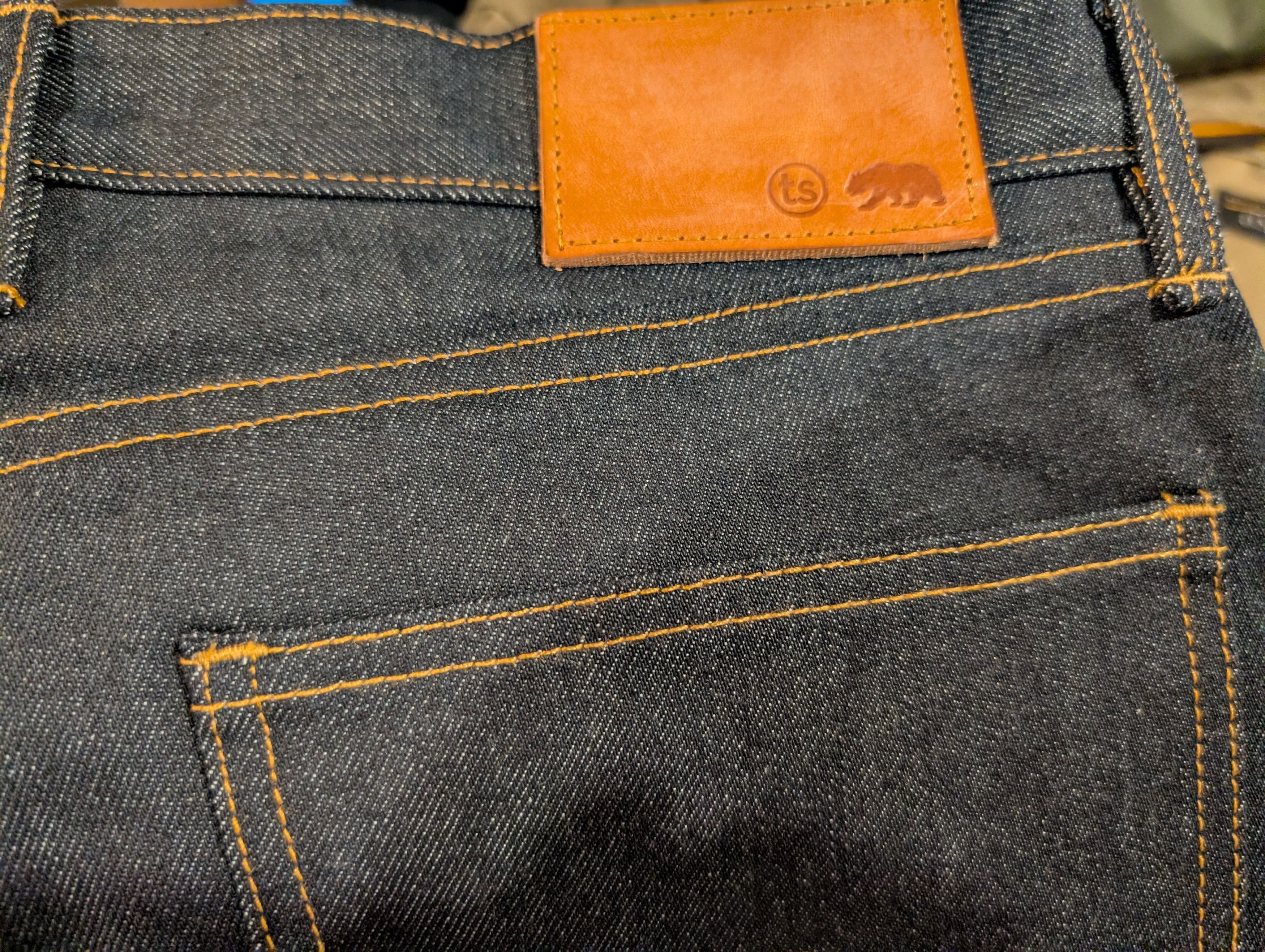 Taylor Stitch The Democratic Jean in Cone Mills Selvage & Cordura Denim. Size US 38 / EU 54 - 4 Thumbnail