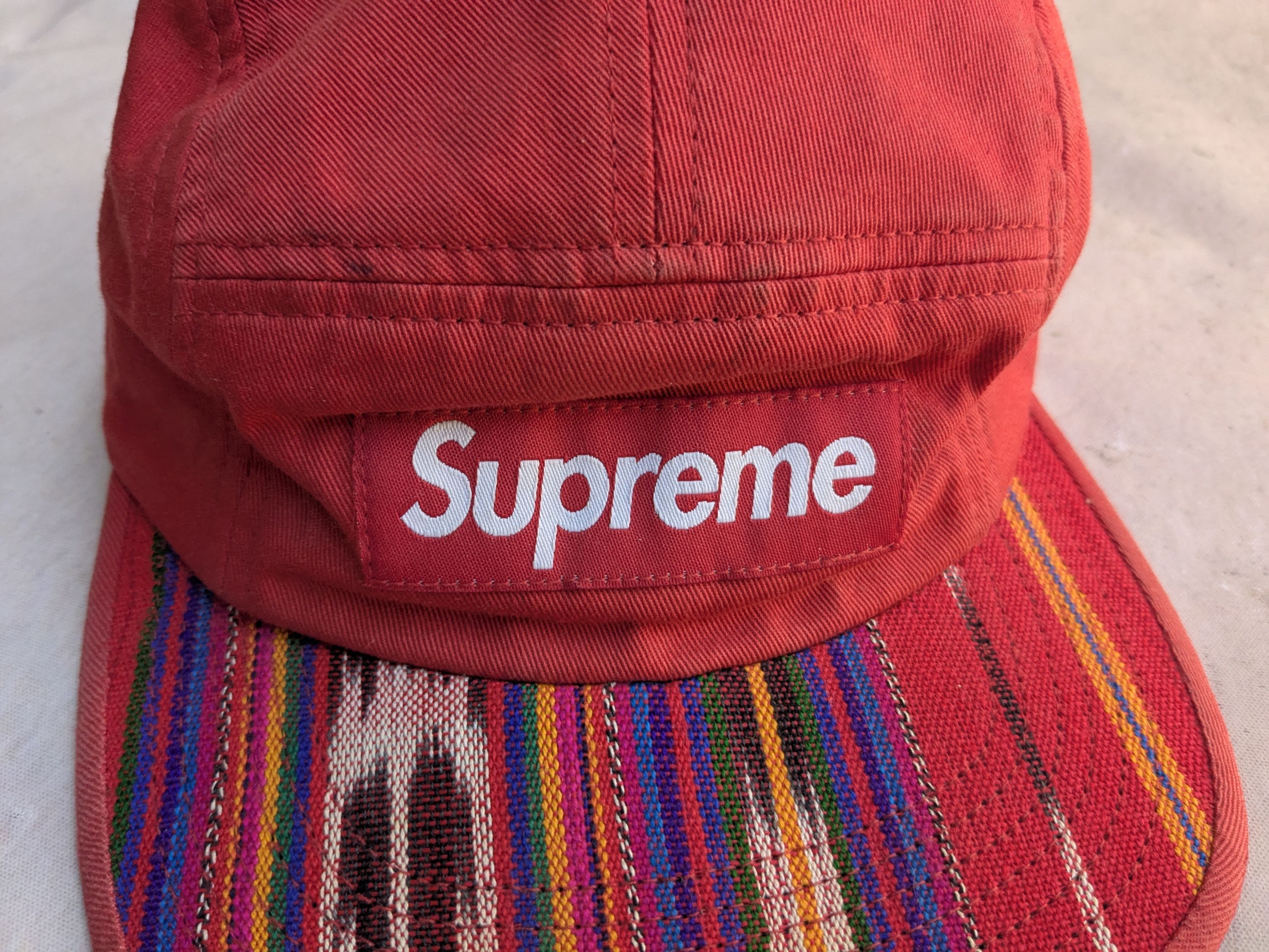 Supreme Supreme Guatemala Camp Cap Red 5 Panel SS13 Size ONE SIZE - 3 Thumbnail