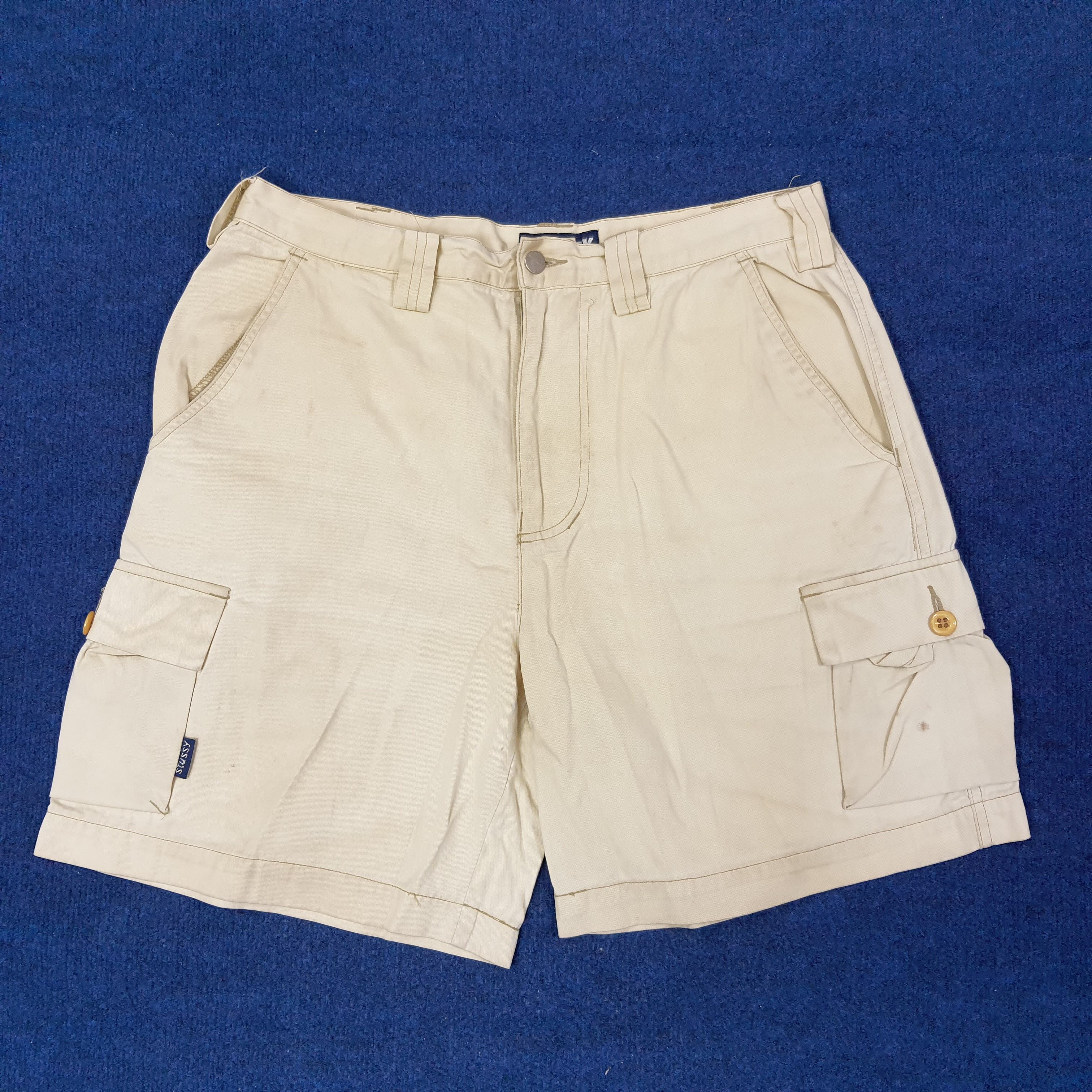 Stussy Vintage Stussy Streetwear Custom Logo Short Pants C244N7 Size US 34 / EU 50 - 4 Thumbnail