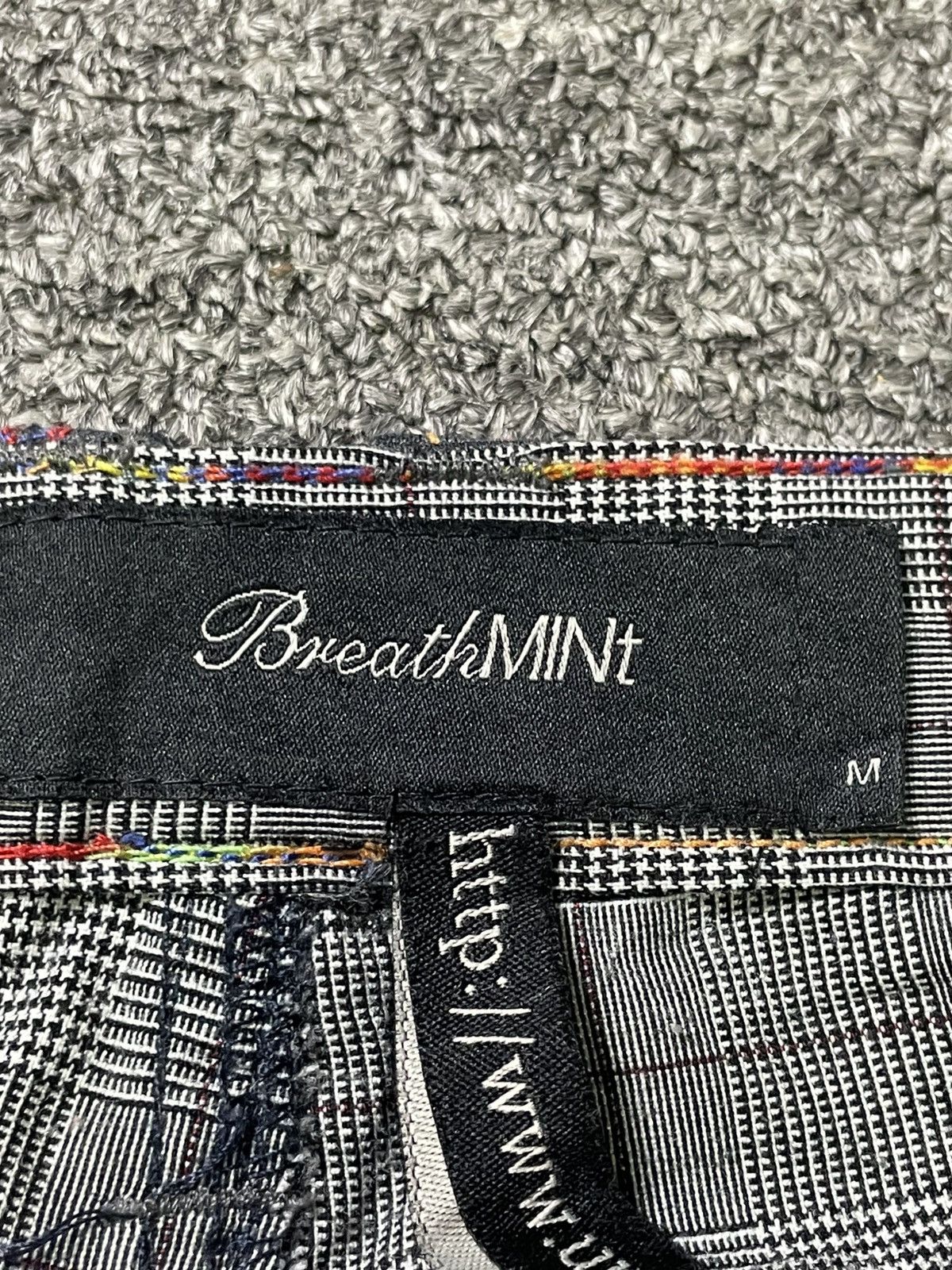 If Six Was Nine Breath Mint Double Waisted Tartan Pants (92) Size US 32 / EU 48 - 11 Thumbnail