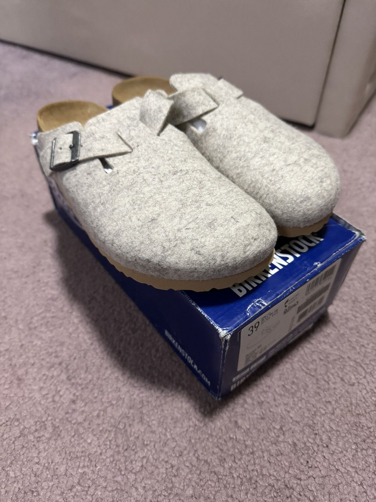 Birkenstock Birkenstock Boston BS Eggshell Size 6 Size US 6 / EU 39 - 1 Thumbnail