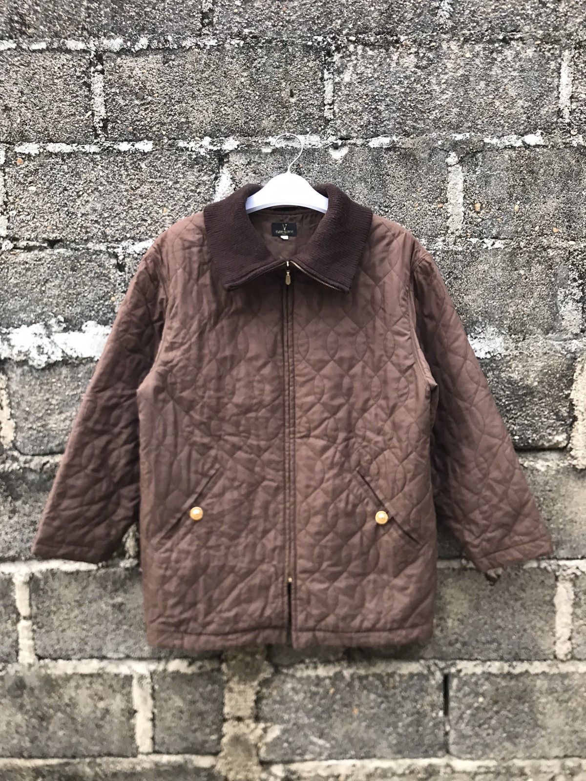 ⚡️Vintage Claudio Valentino Zipper Quilted Jacket