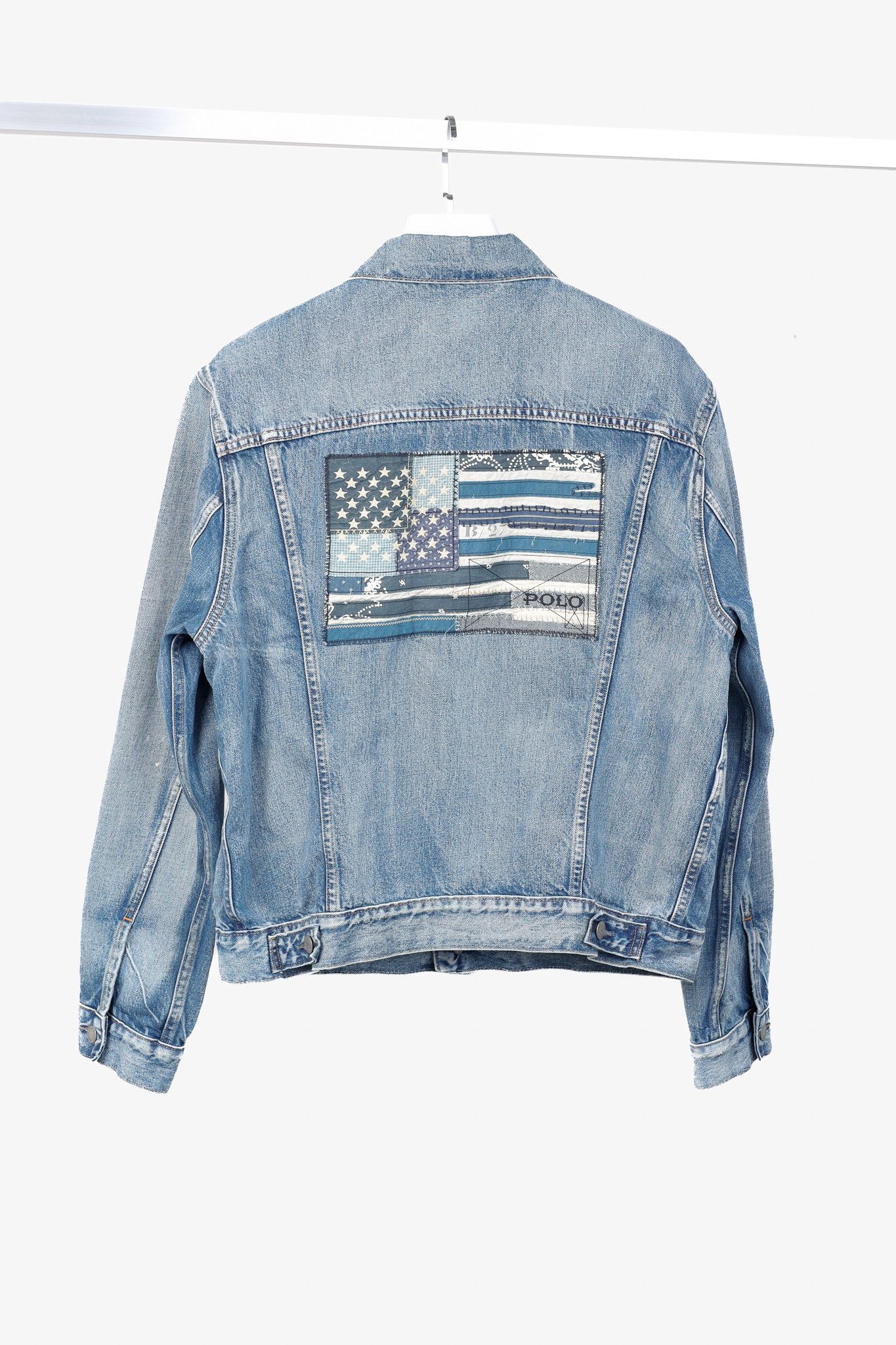 Denim & Supply Ralph Lauren × Polo Ralph Lauren Polo Denim & Supply Ralph Lauren Distressed Patch Jacket Size US L / EU 52-54 / 3 - 2 Thumbnail