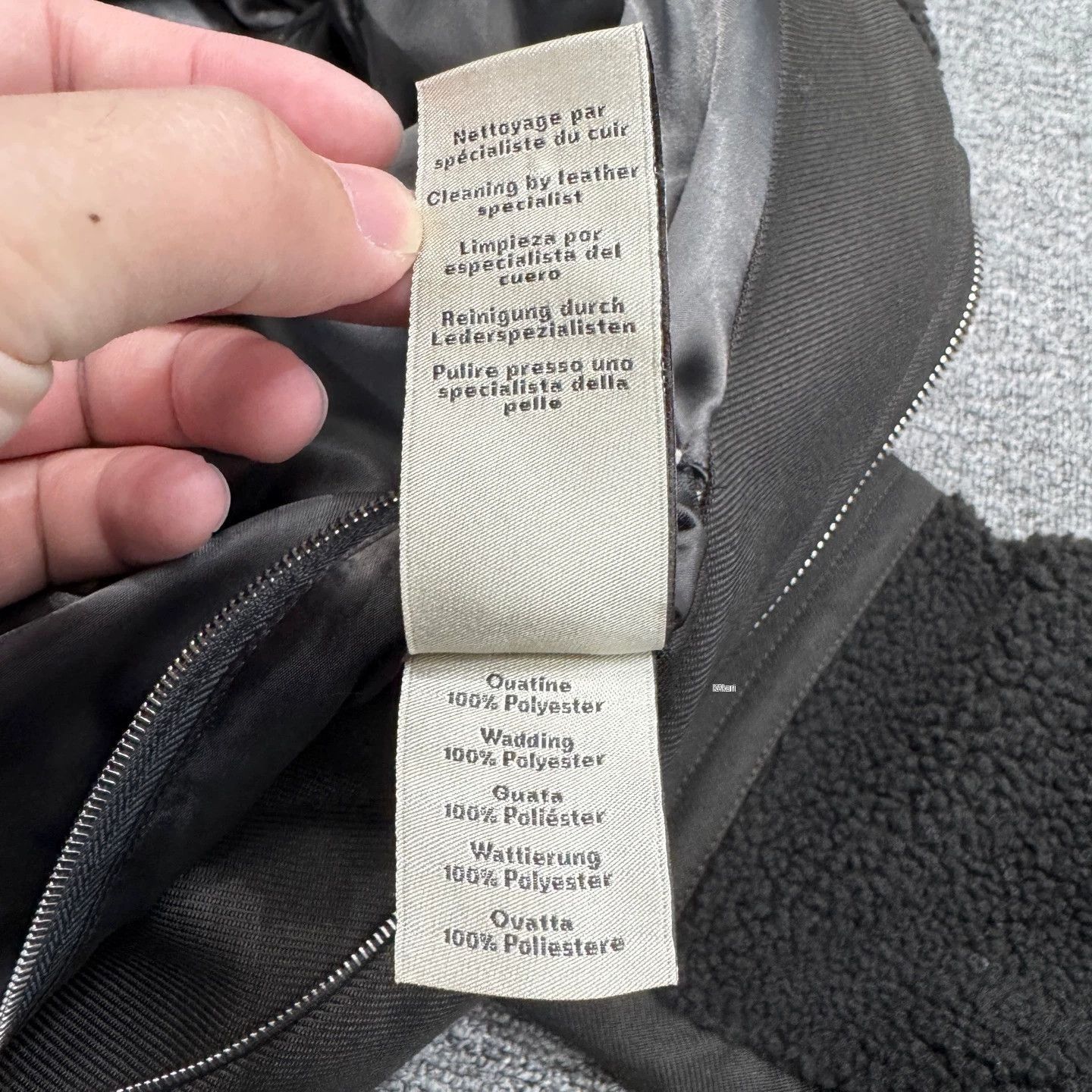 Hermes Black Collared Zip-Up Jacket with Contrast Panels Size US M / EU 48-50 / 2 - 4 Thumbnail
