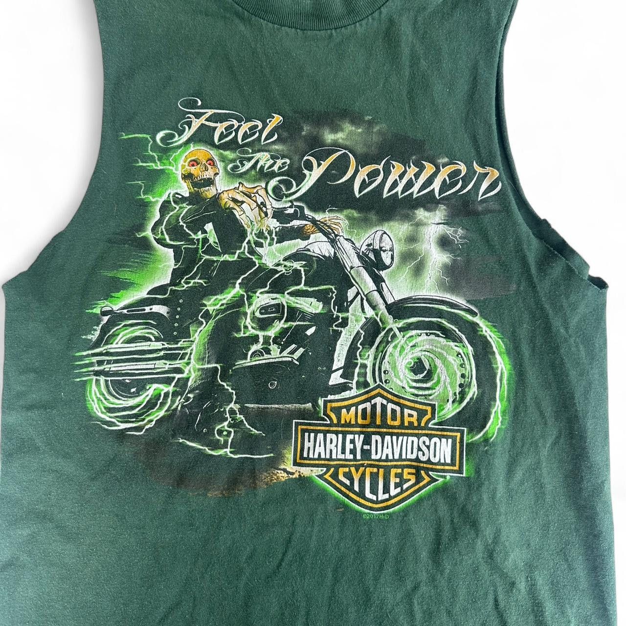 Harley Davidson Vintage Harley Davidson skeleton riding motorcycle tee shirt Size US S / EU 44-46 / 1 - 1 Thumbnail