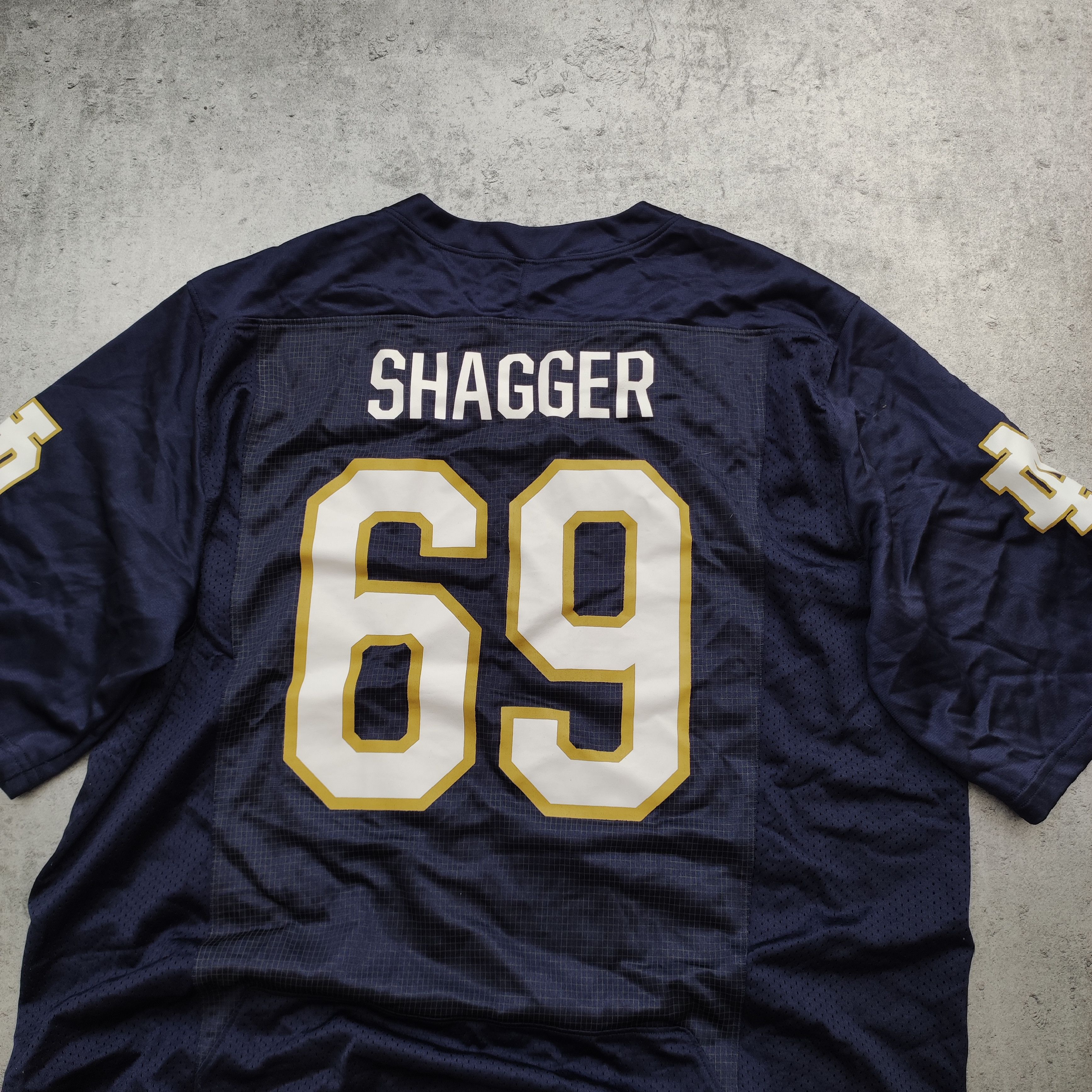 NFL × Vintage RARE NFL Under Armour x Notre Dame Irish #69 Shagger Jersey Size US L / EU 52-54 / 3 - 10 Thumbnail