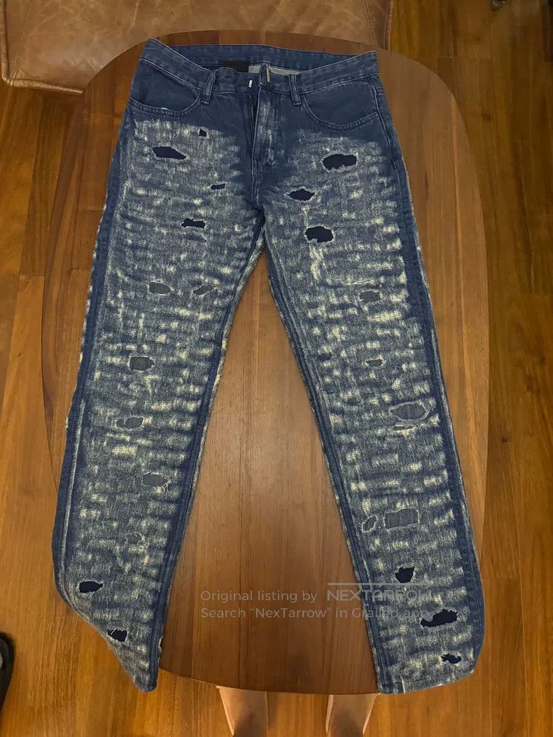Givenchy Givenchy Size31 Distressed Destroyed Denim Pants Size US 31 - 6 Thumbnail