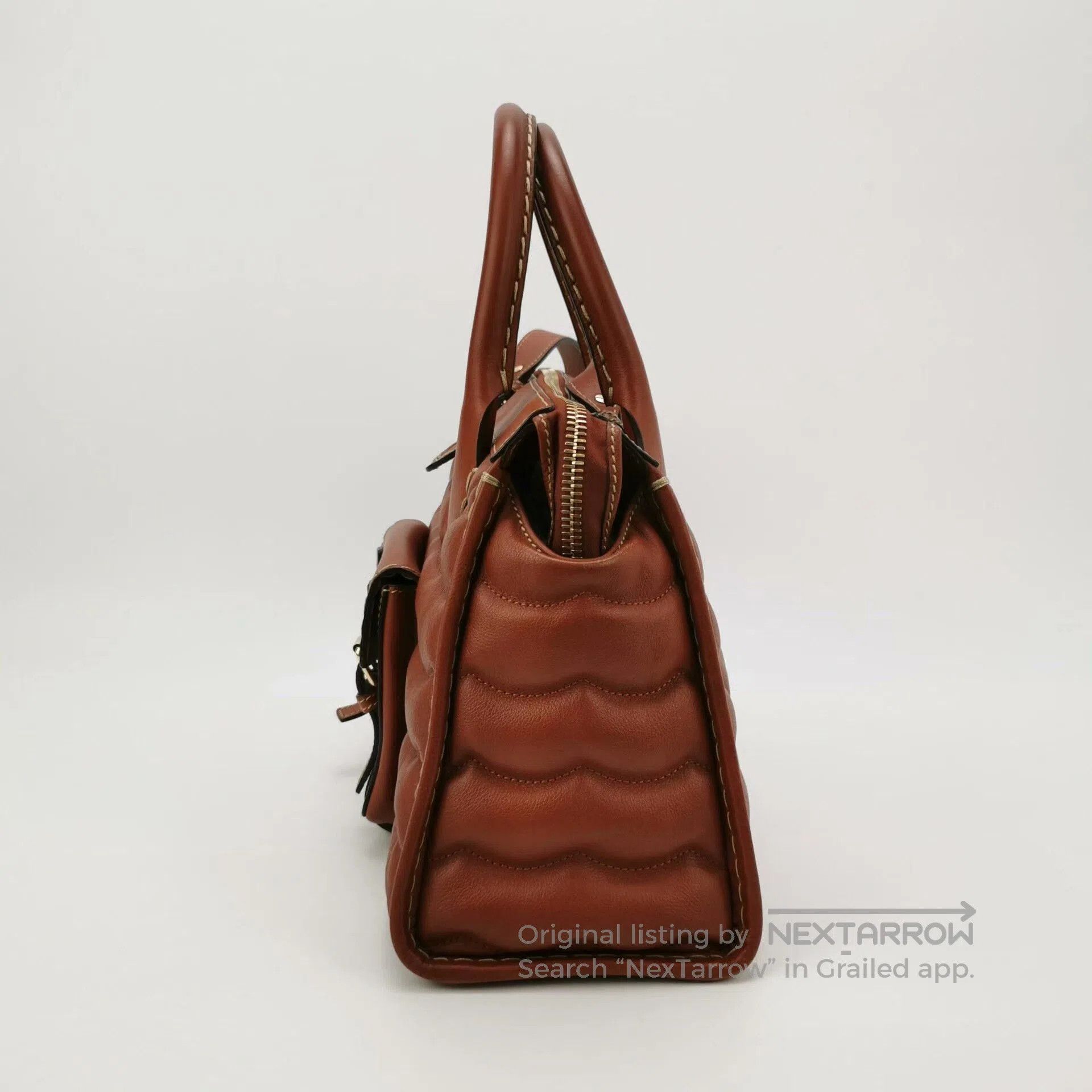 Chloe Chloe Brown Leather Handbag. Size ONE SIZE - 2 Thumbnail