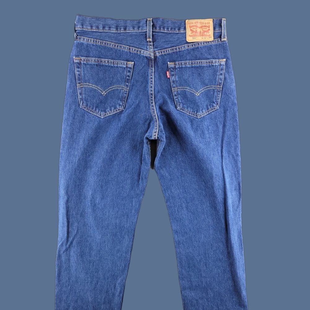 Levi's Levi's 550 Jeans Mens 34x35 Blue Slim Straight Medium Wash Blue Denim Jeans Slim Jeans Mens DJN Size US 34 / EU 50 - 1 Thumbnail
