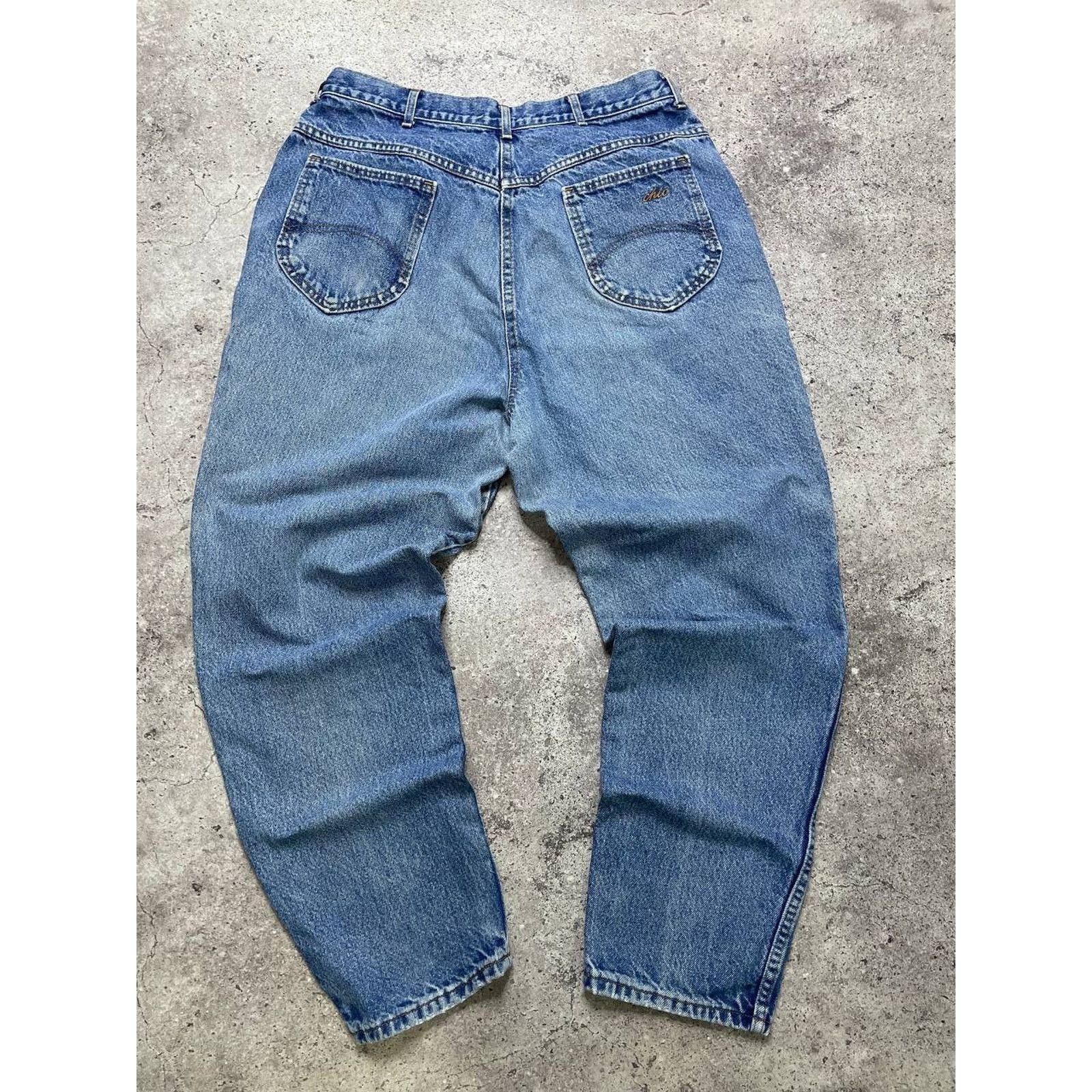 Vintage Vintage Chic Jeans Blue High Waist Denim Pants Size XL USA Size 33" - 10 Thumbnail