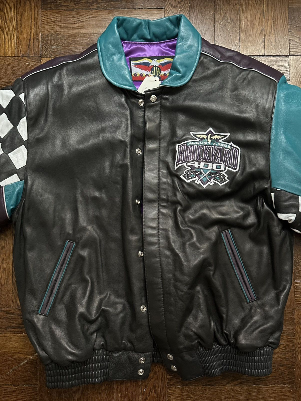 Jeff Hamilton Vintage Jeff Hamilton Leather Jacket - 1999 Deadstock NOS Size US XL / EU 56 / 4 - 3 Thumbnail