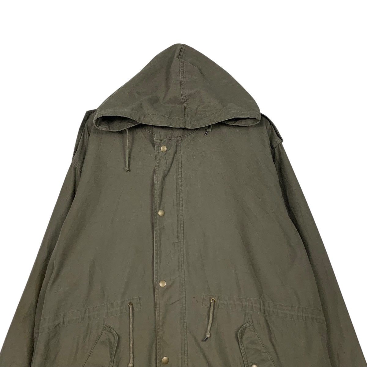 Japanese Brand DOG HOUSE Olive Green Parka Jacket #2368-C106 Size US L / EU 52-54 / 3 - 2 Thumbnail