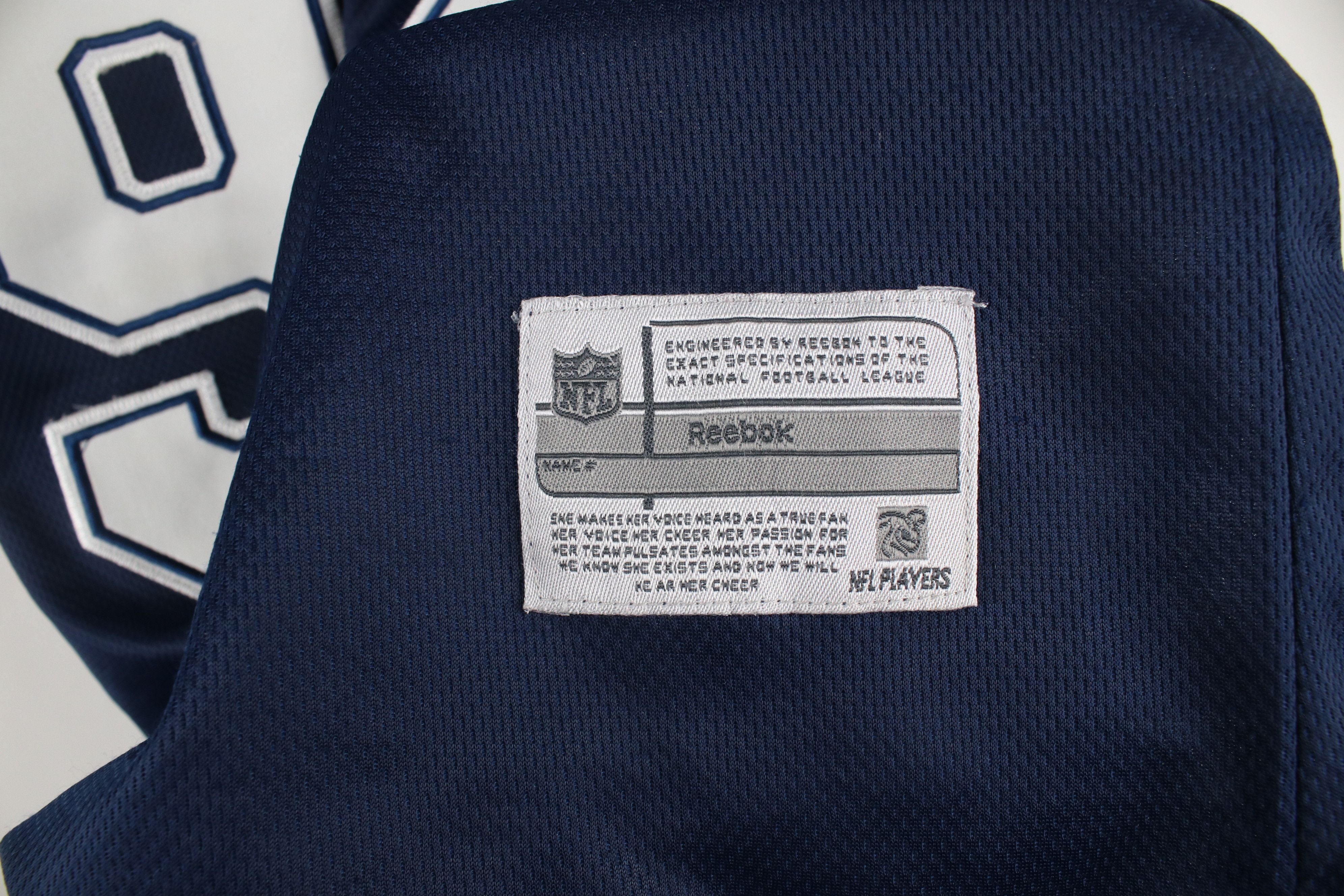 Reebok × Vintage Vintage Reebok Ware Dallas Cowboys Football Jersey Blue Size L / US 10 / IT 46 - 4 Thumbnail