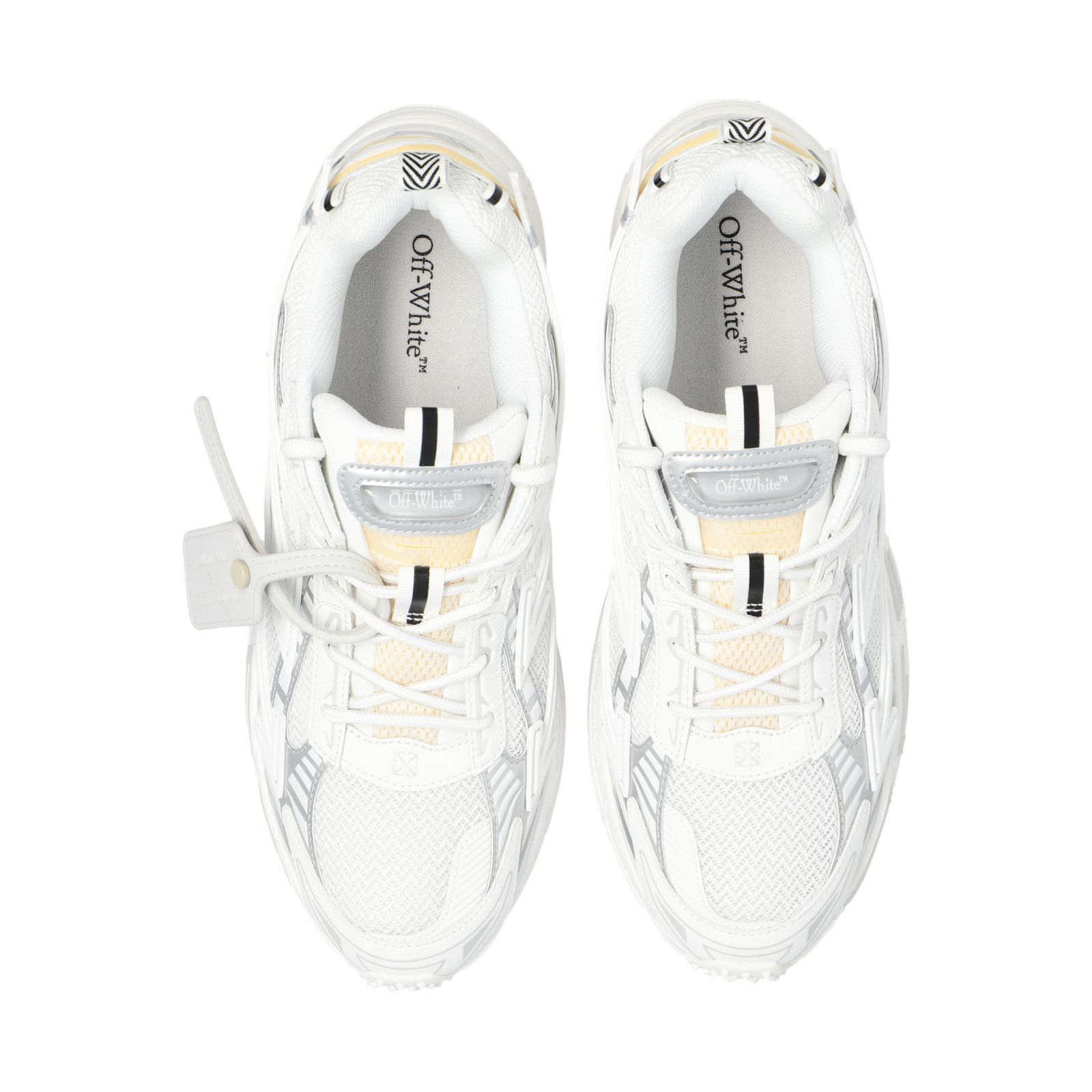 Off-White OFF-WHITE Be Right Back Men's White/Gray Sneakers New & Auth Size US 9 / EU 42 - 4 Thumbnail