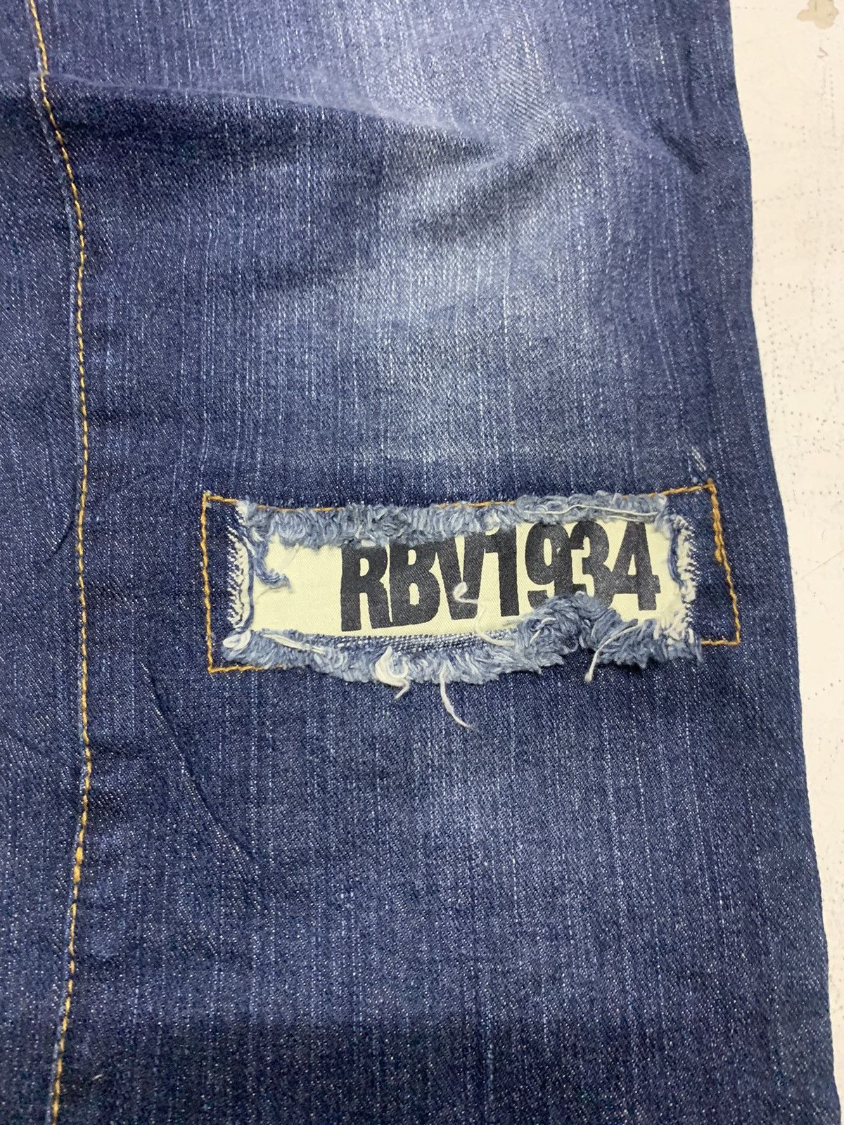 Other Real bvoice denim distressed and patchwork Size US 31 - 9 Thumbnail