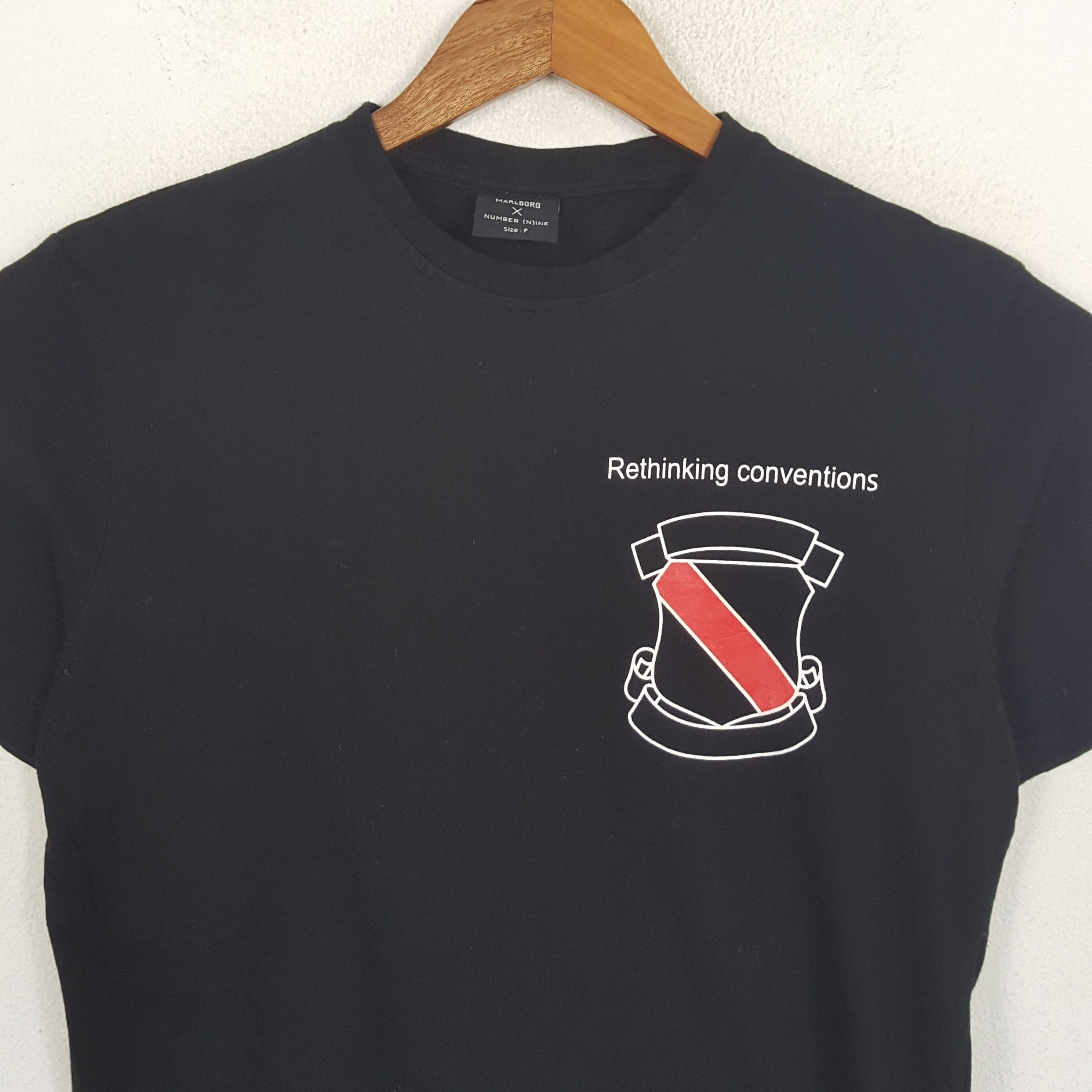 Marlboro × Number (N)ine × Vintage Vintage MARLBORO x NUMBER (N)INE Japanese Brand T-Shirt Size US M / EU 48-50 / 2 - 2 Thumbnail