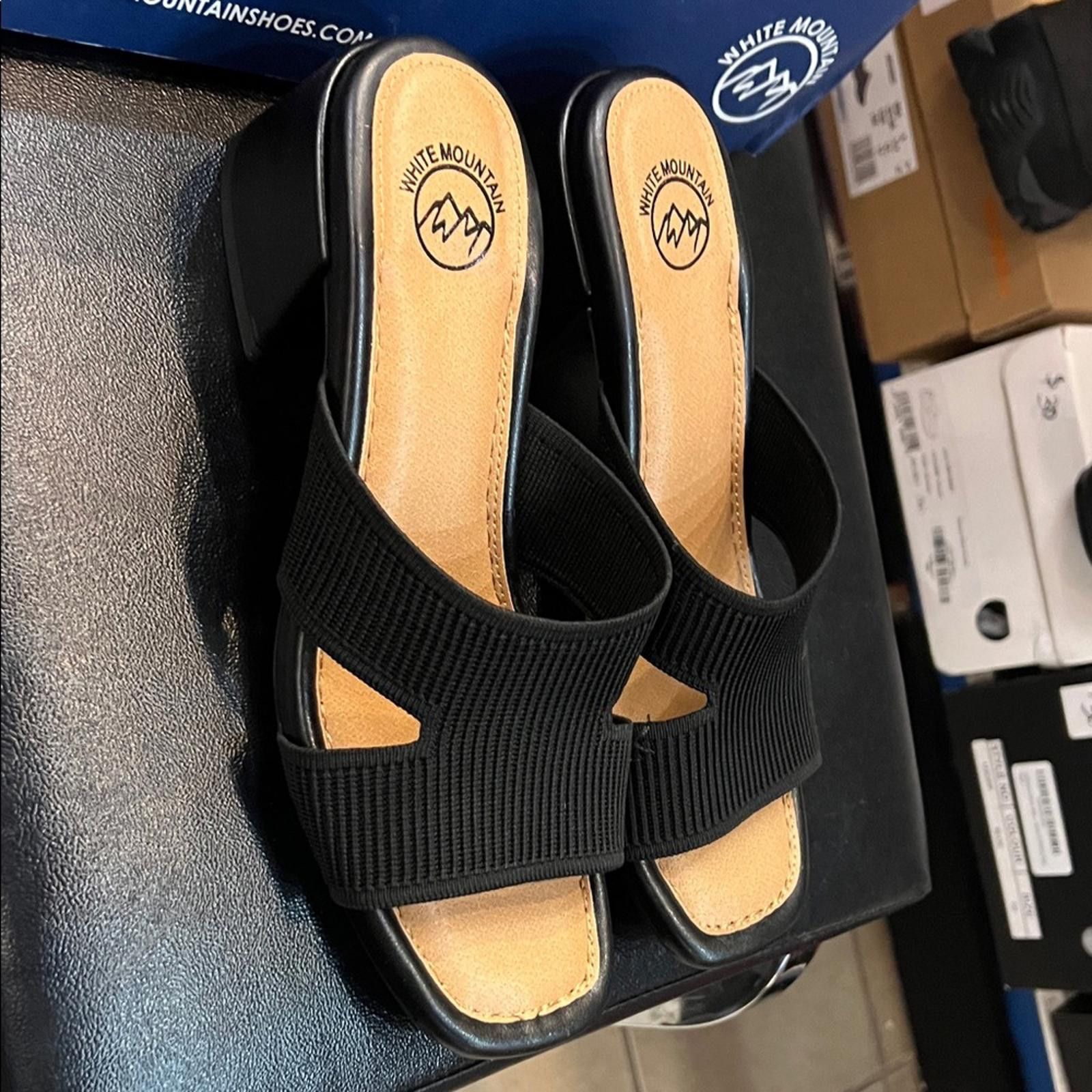 White Mountaineering White Mountain Black and Tan Women's Sandals Size US 9 / IT 39 - 5 Thumbnail