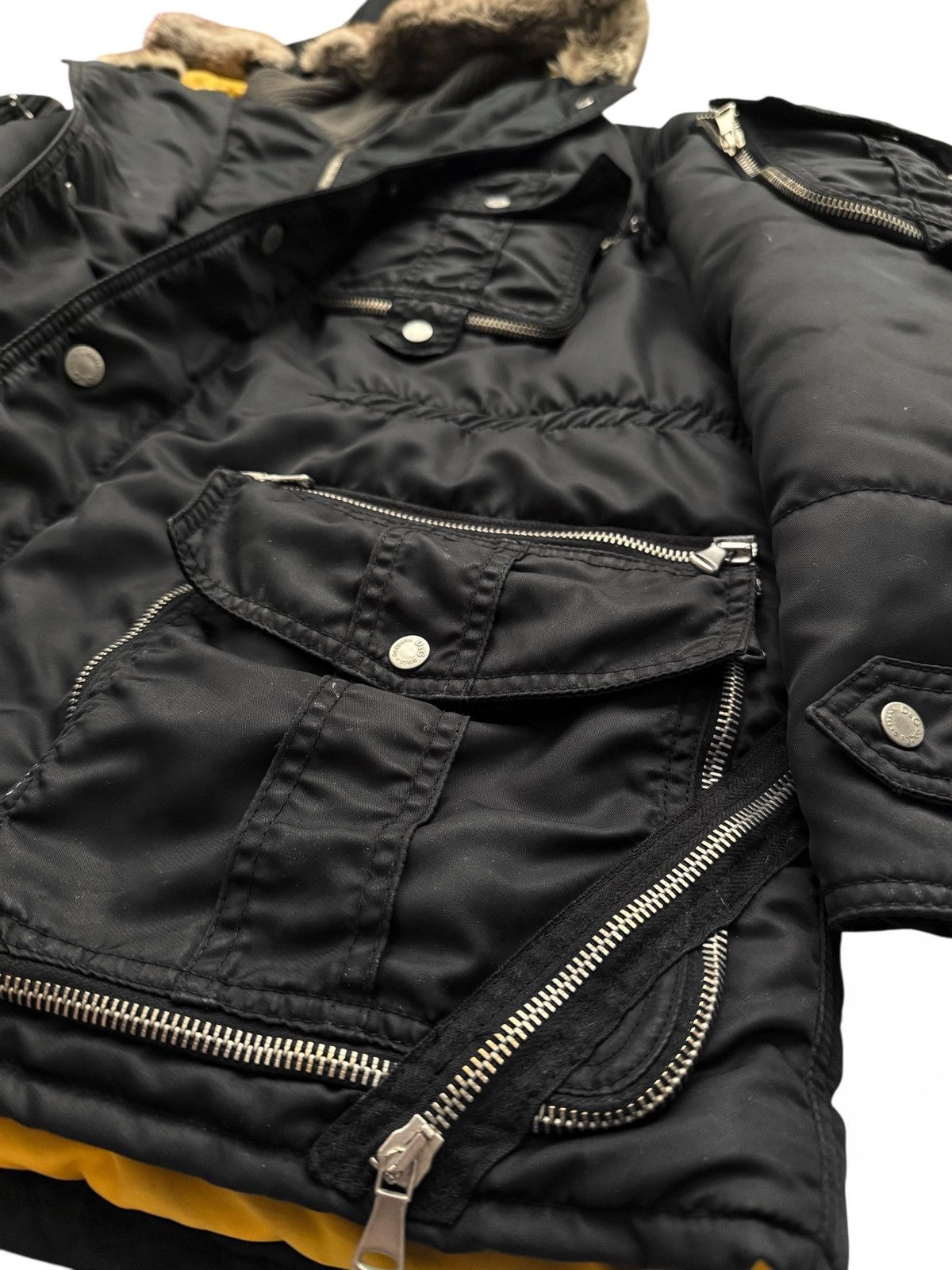 Dolce & Gabbana 2003 GRAIL Spiral Zipper Fur Cargo Parka Size US M / EU 48-50 / 2 - 3 Thumbnail