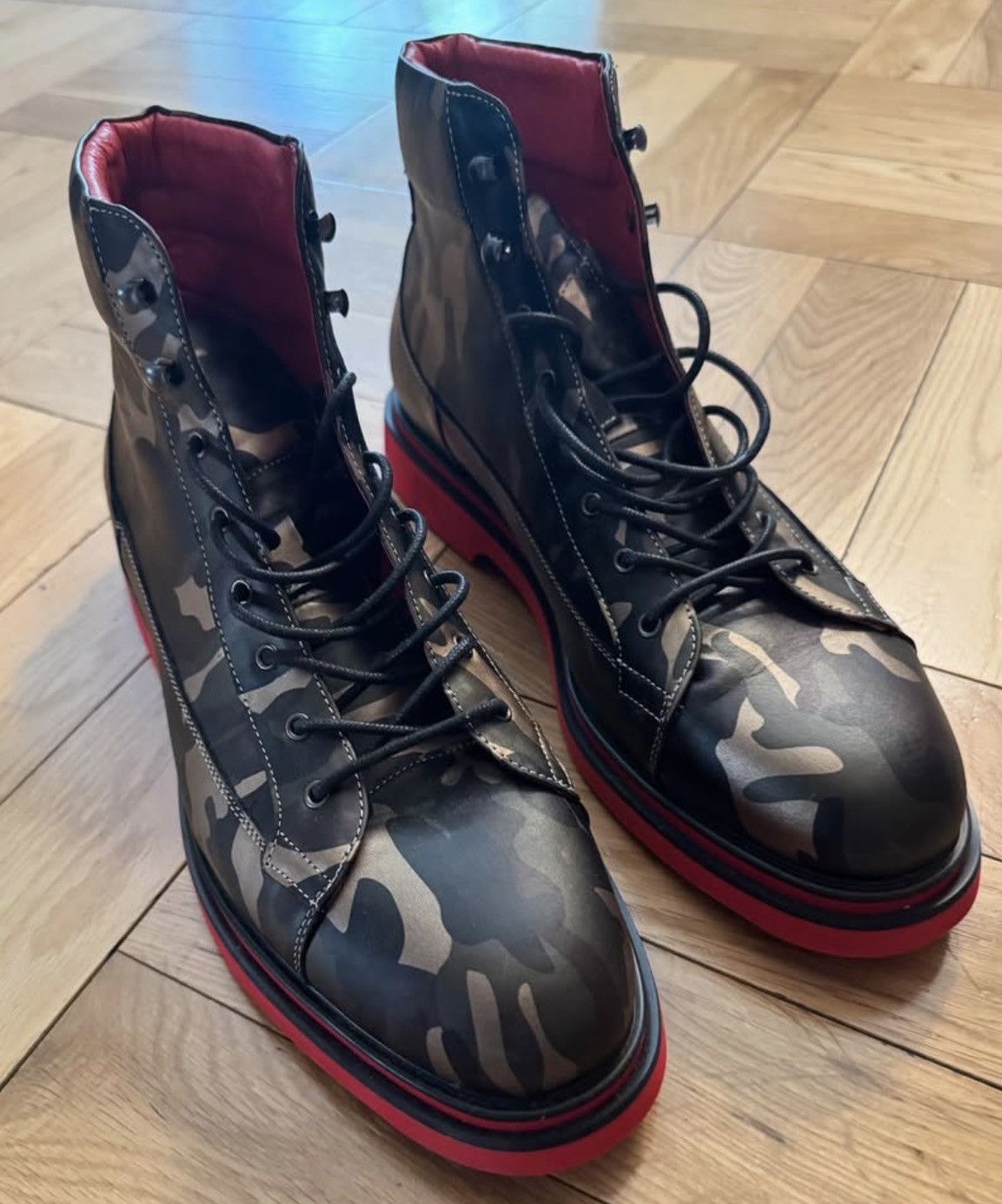Other MARC NOLAN LEATHER CAMO BOOTS Size US 11 / EU 44 - 1 Thumbnail