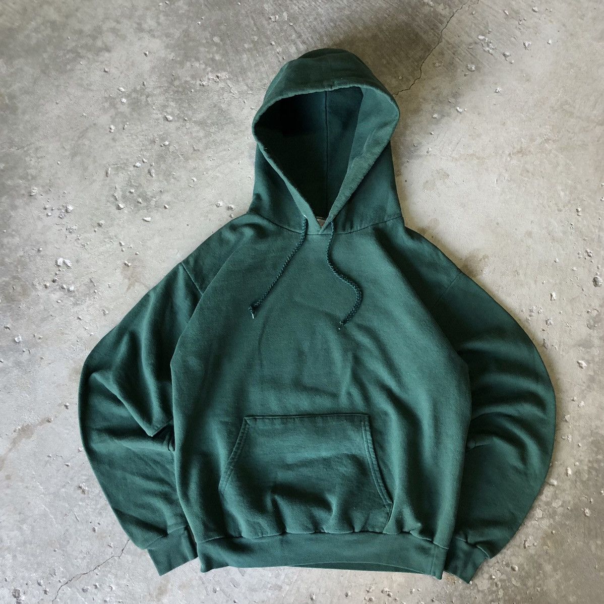 Hanes × Streetwear × Vintage Vintage 90s Green Hanes Essential Hoodie ...