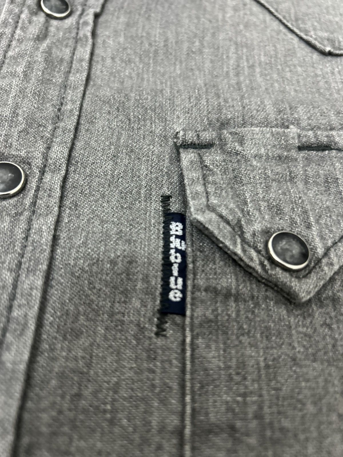 Blue Blue Japan Blue Blue Japan Hiden Small Pocket Vintage Western Shirt Size US M / EU 48-50 / 2 - 5 Thumbnail
