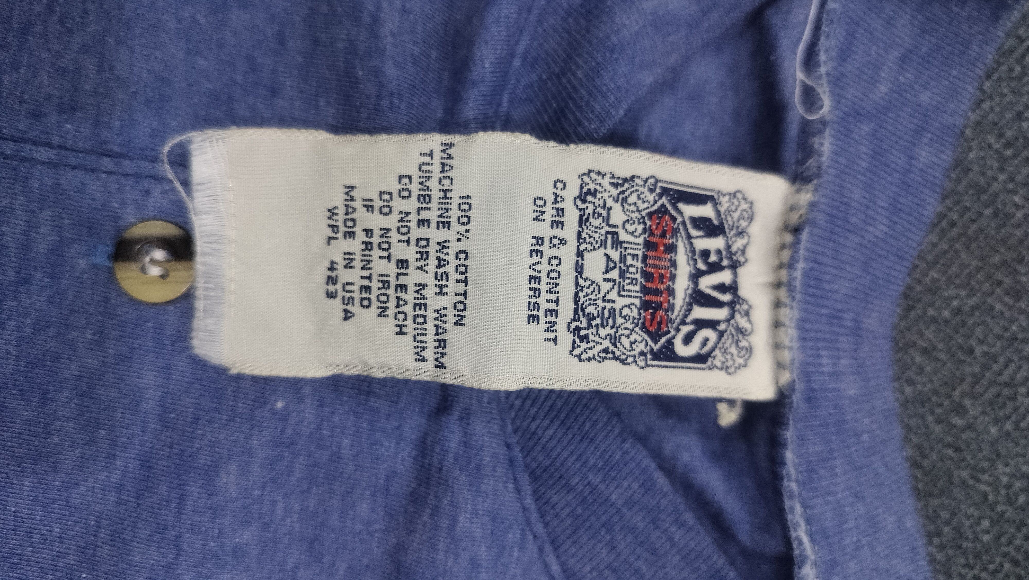 Levi's Vintage Clothing Rare vintage 90s Levis 501 3button down tshirt Size US L / EU 52-54 / 3 - 3 Thumbnail