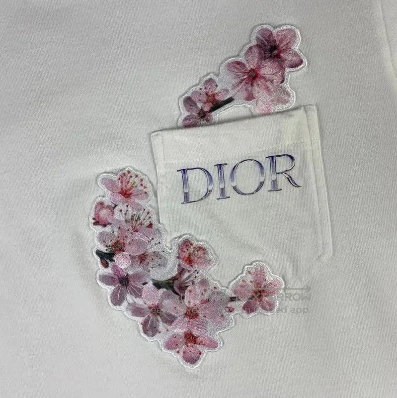 Dior Dior White Cotton Women's T. Size L / US 10 / IT 46 - 3 Thumbnail